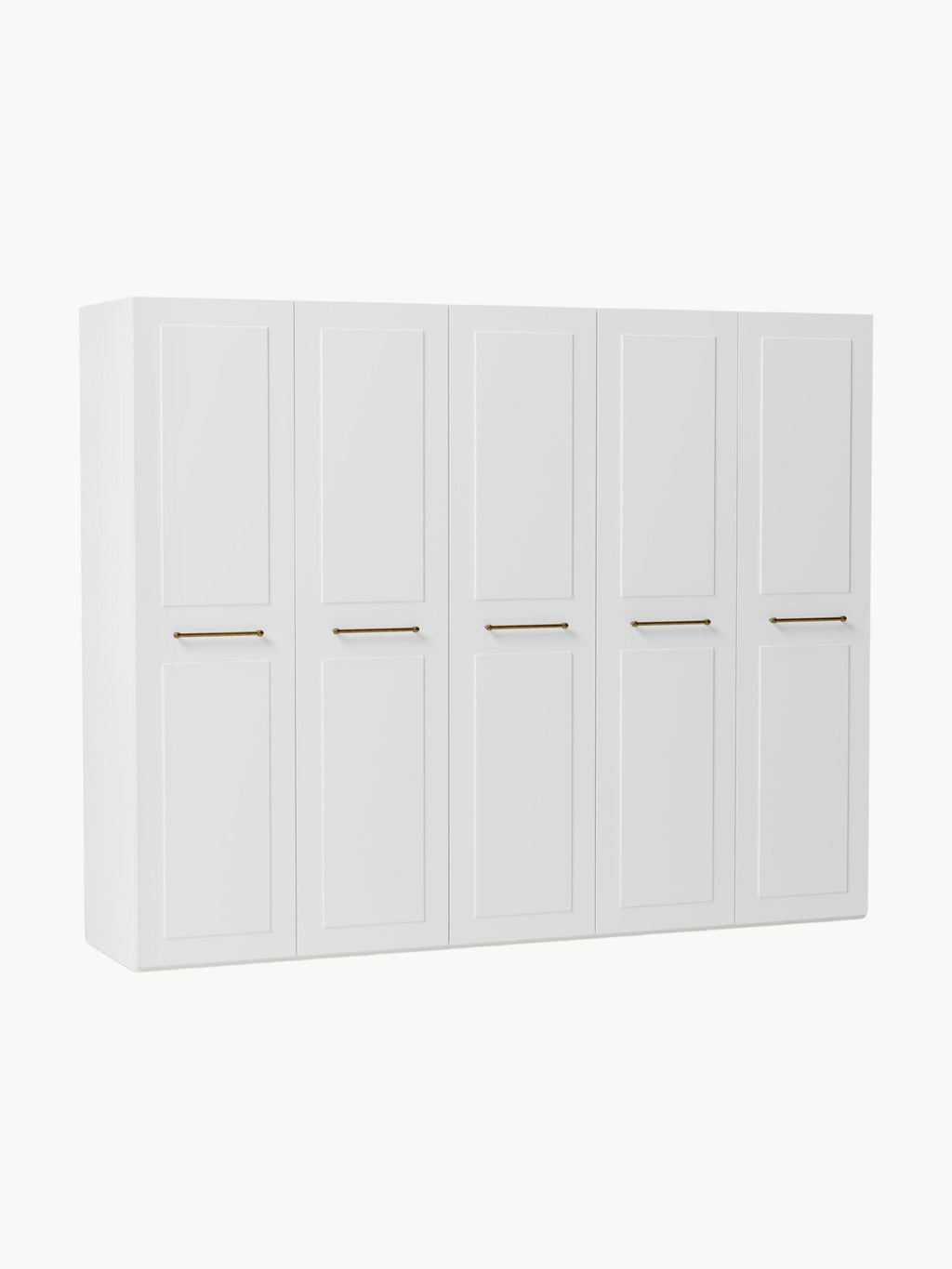 Gallery image 1 - Modular Hinged Door Wardrobe Charlotte, 300 cm Wide, in various sizes