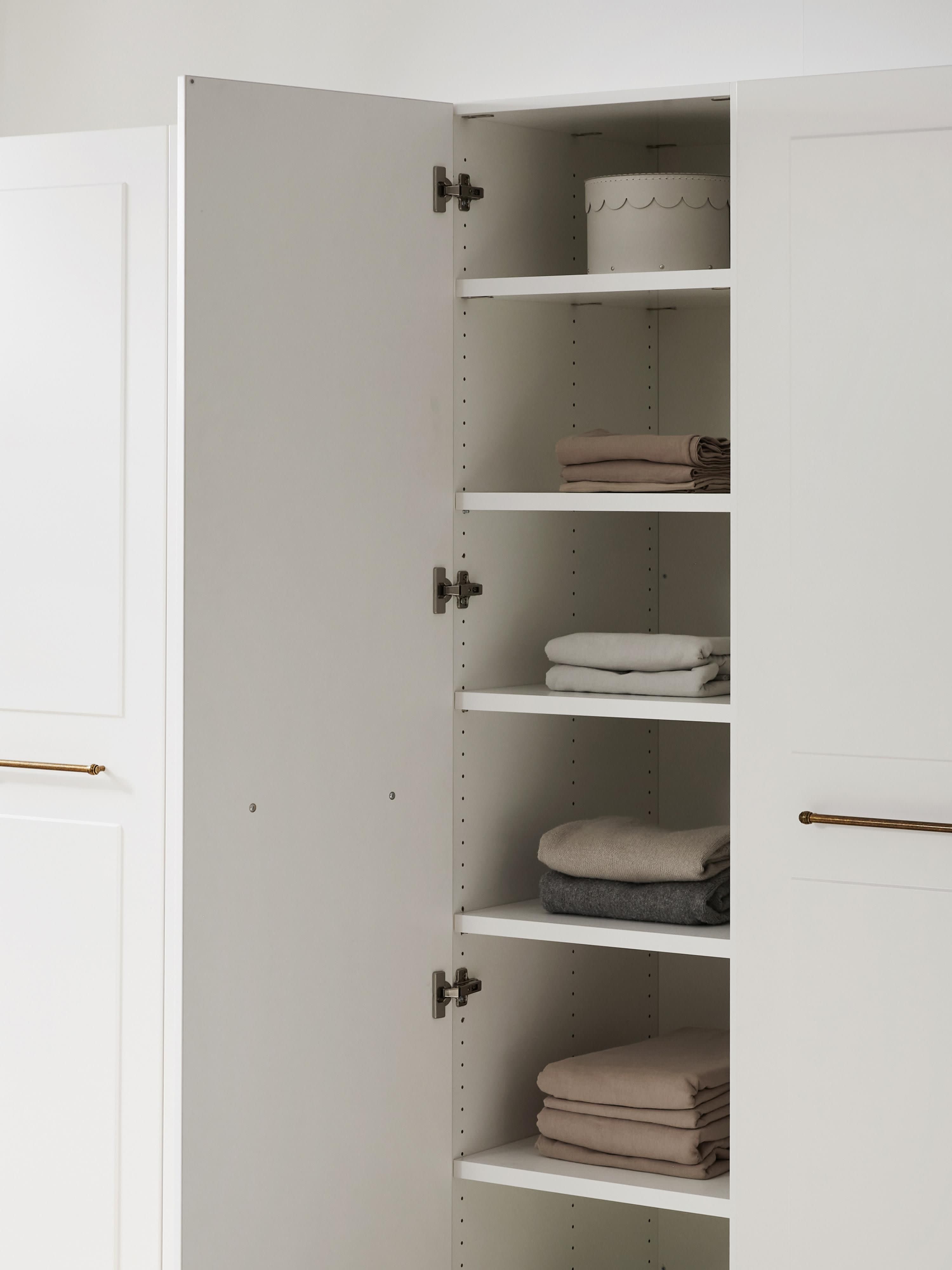 Charlotte Modular Hinged Door Wardrobe, 300 cm Wide, in various sizes