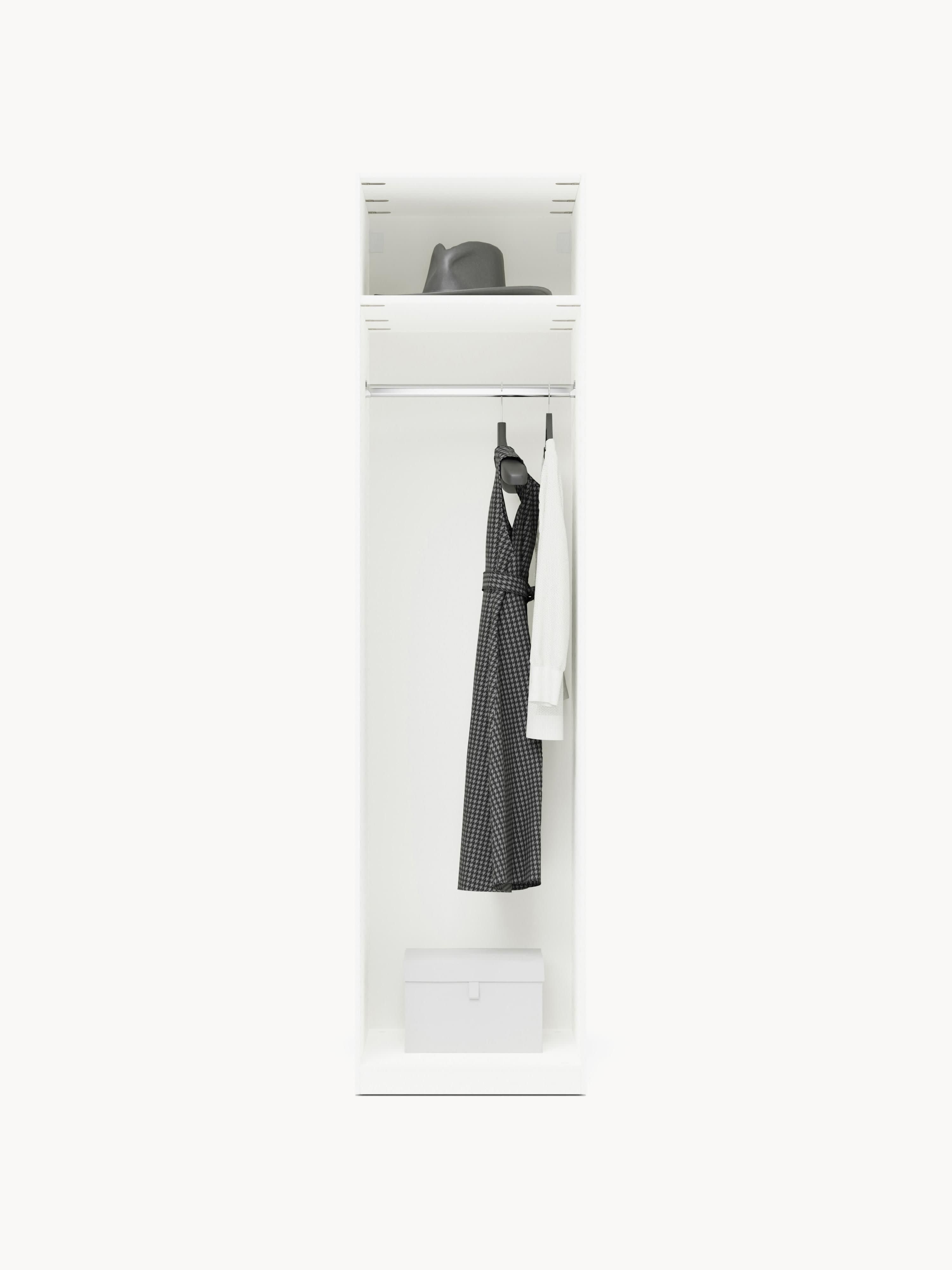 Leon Modular Hinged Door Wardrobe, 50 cm Wide, in various sizes