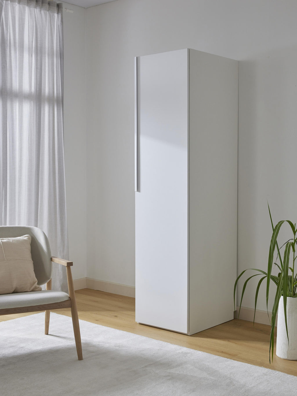 Leon Modular Hinged Door Wardrobe, 50 cm Wide, in various sizes