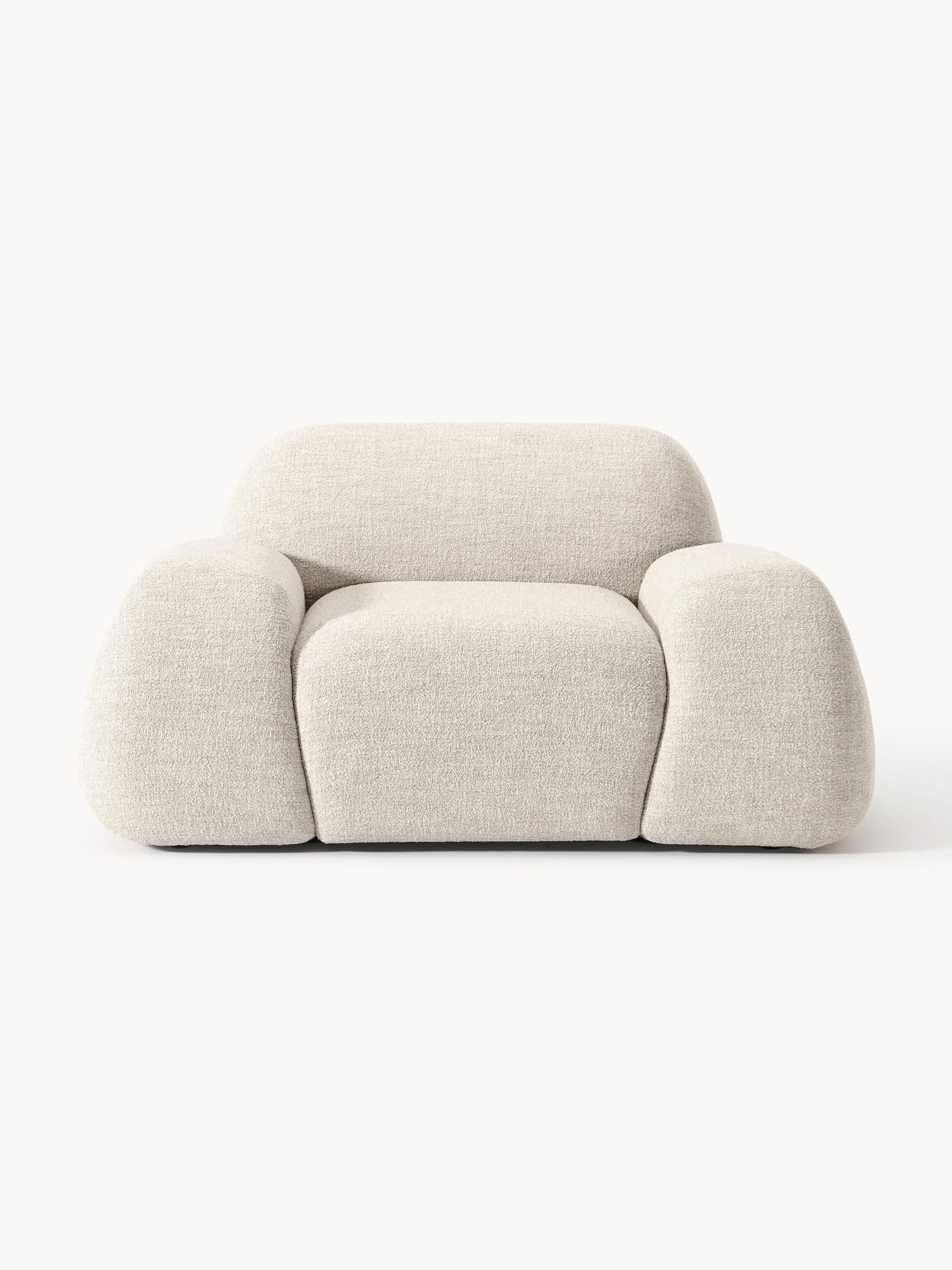 Wolke Bouclé Lounge Chair