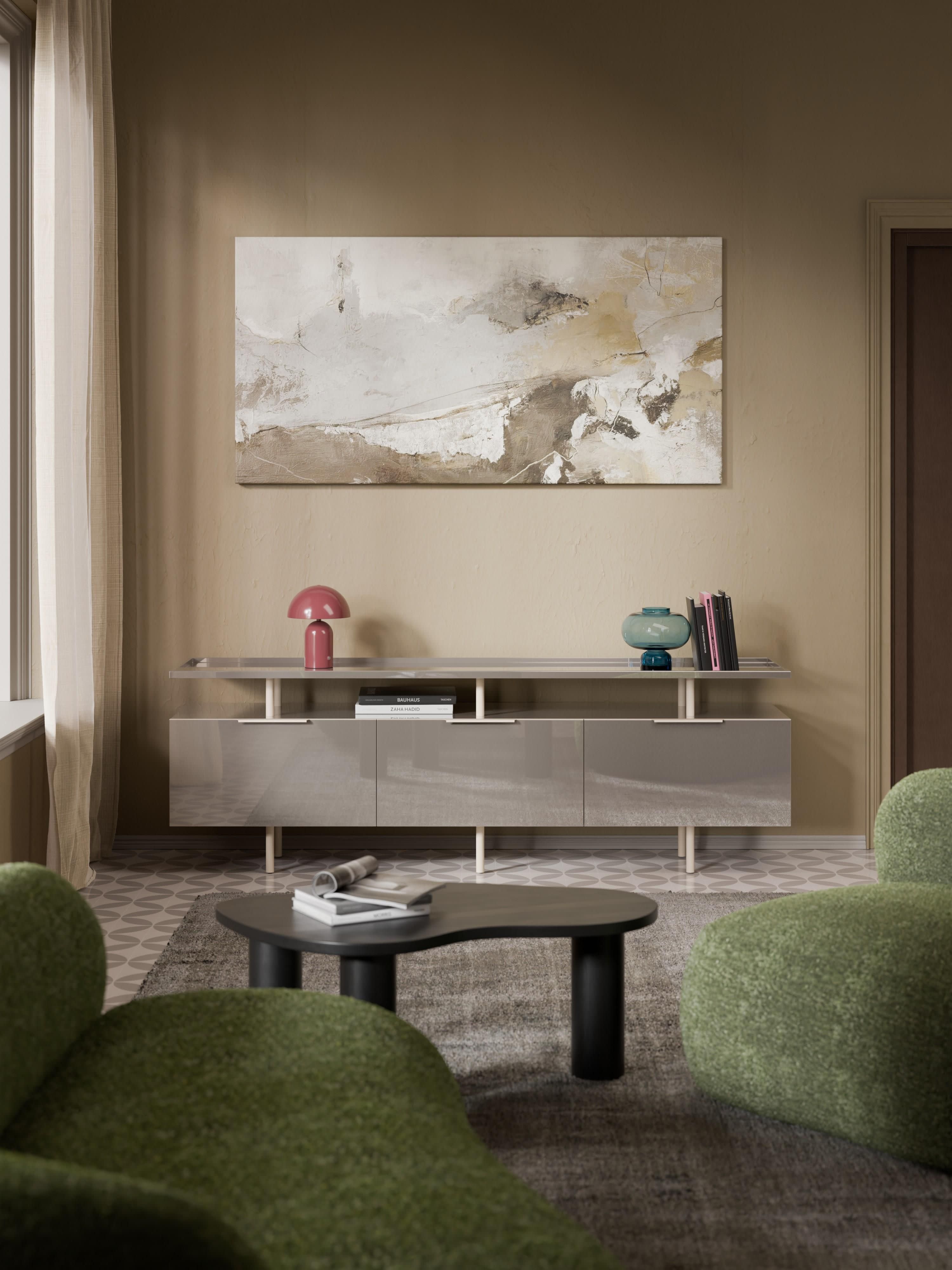 Lennie High-Gloss Sideboard