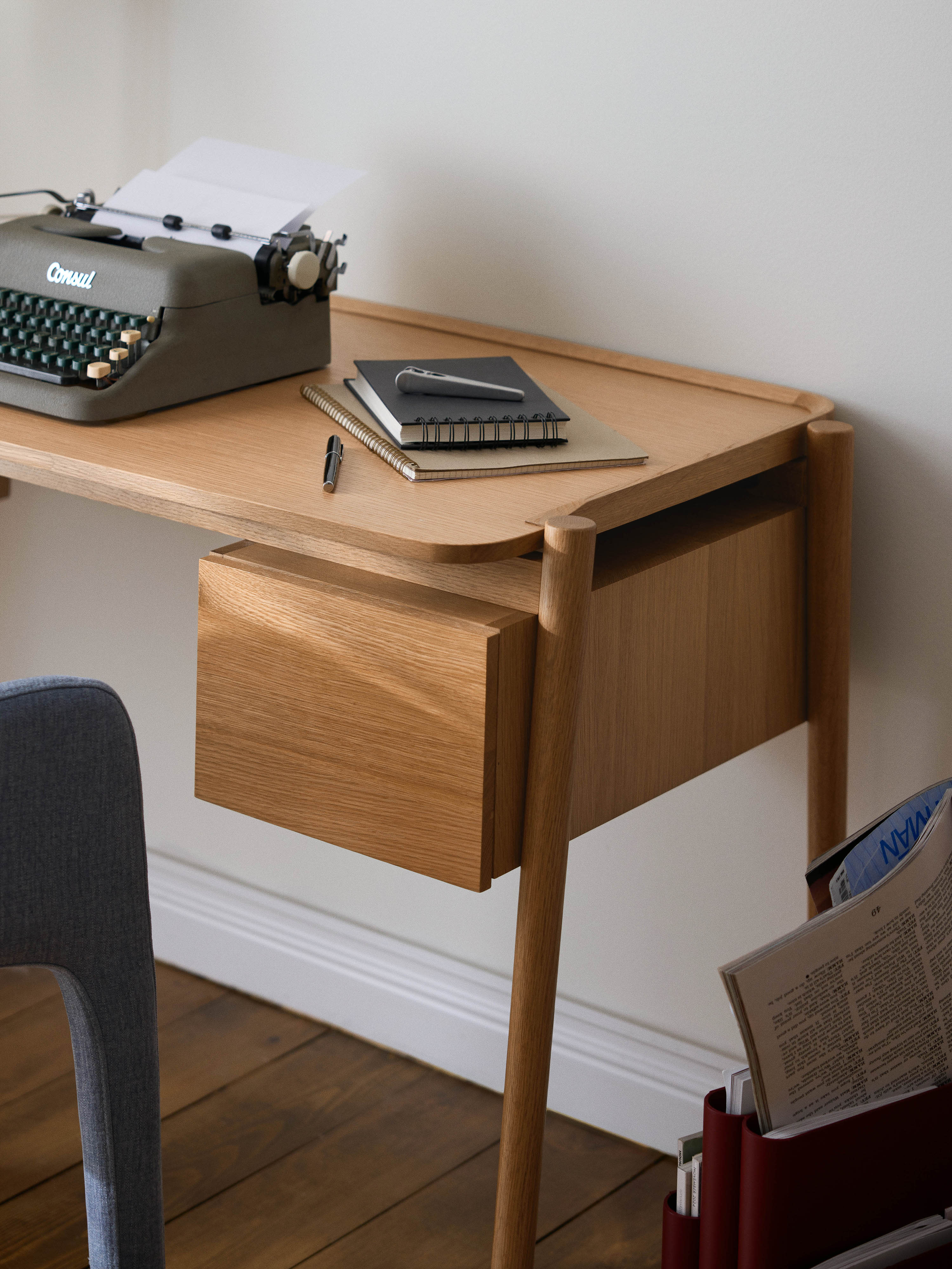 Libby Wooden Desk with Drawers