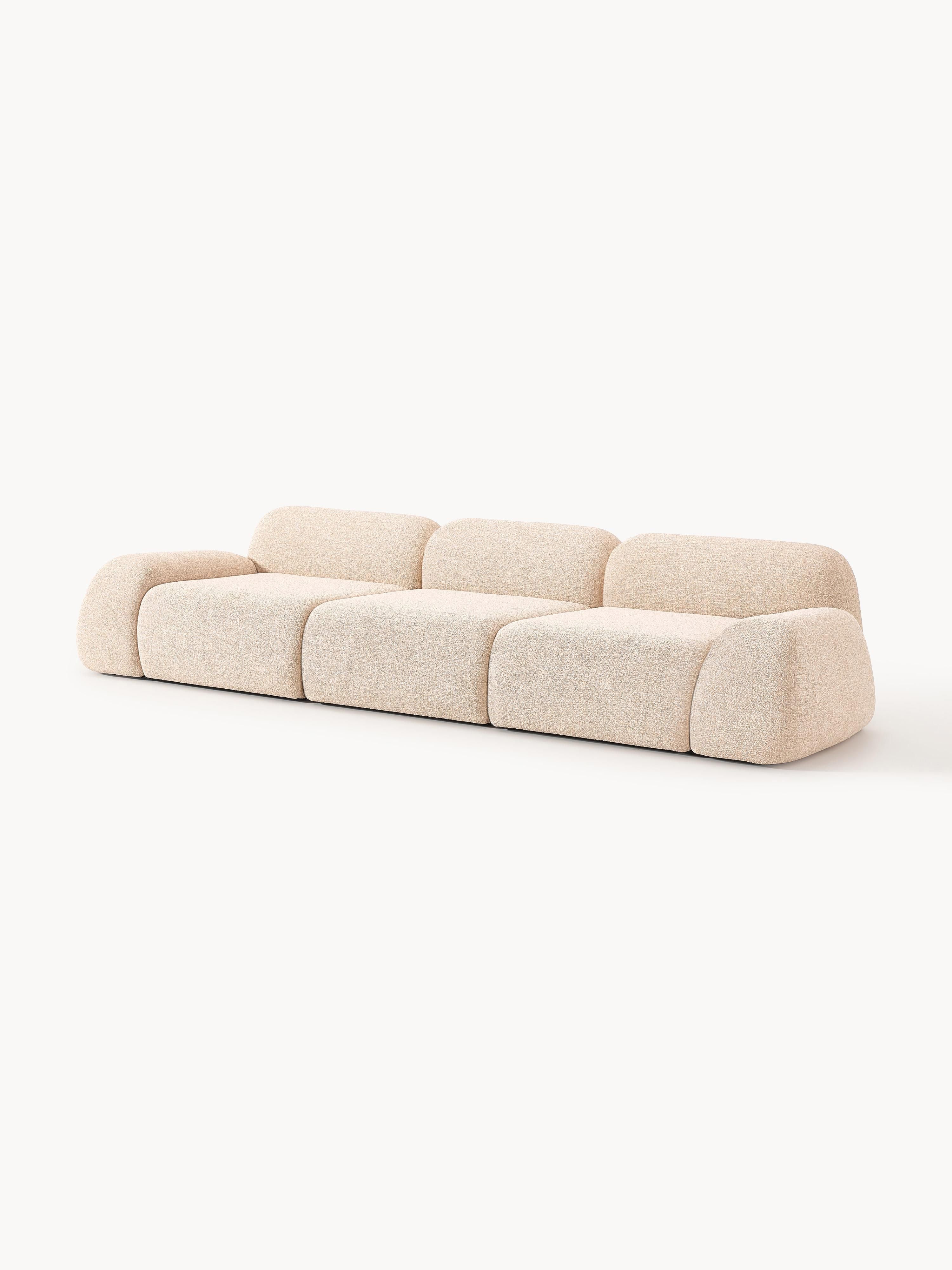 Wolke Modular Bouclé Sofa (4-seater)