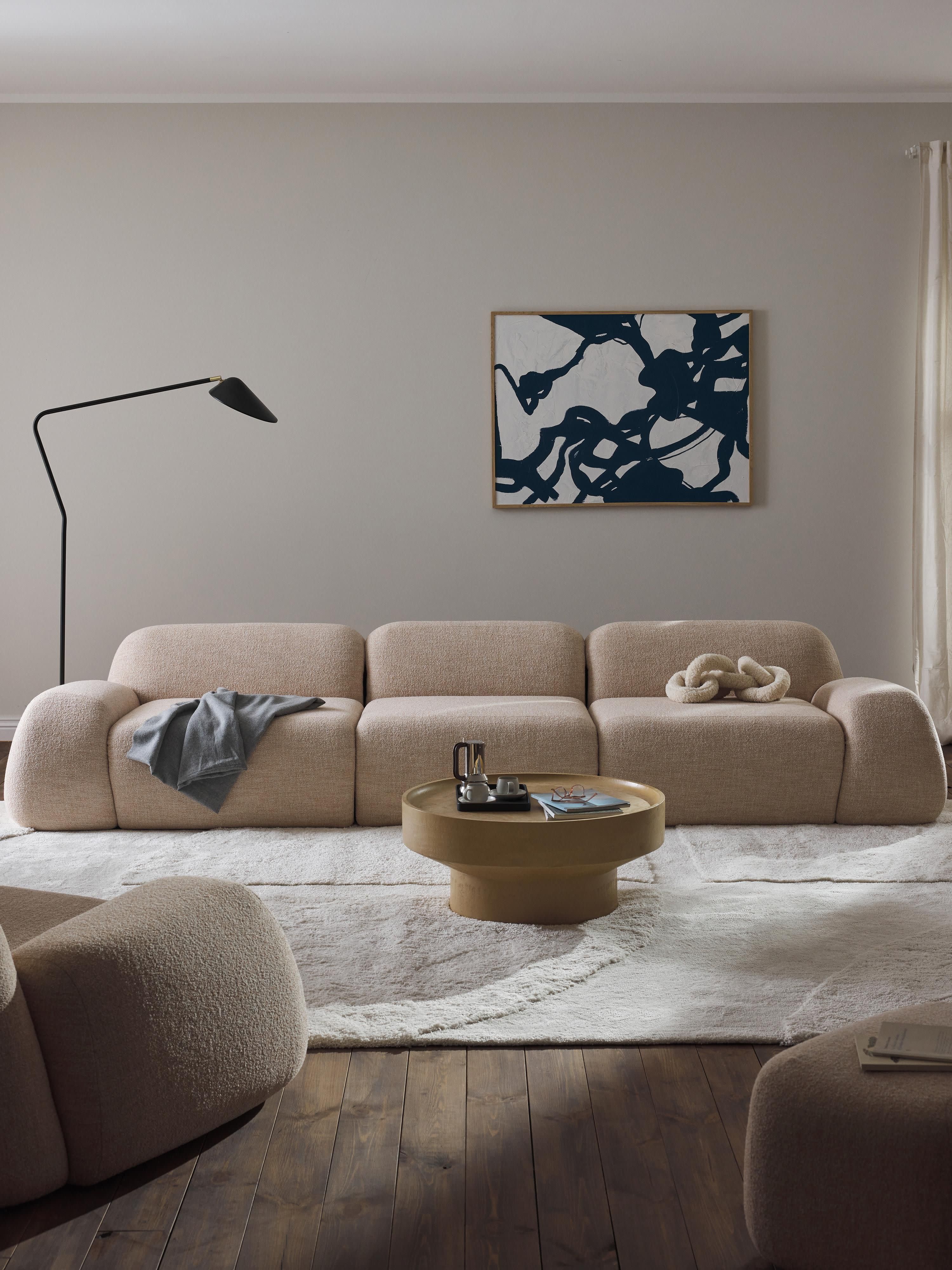 Wolke Modular Bouclé Sofa (4-seater)