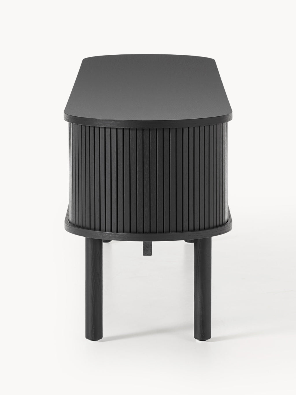 Calary TV Stand with Fluted Front