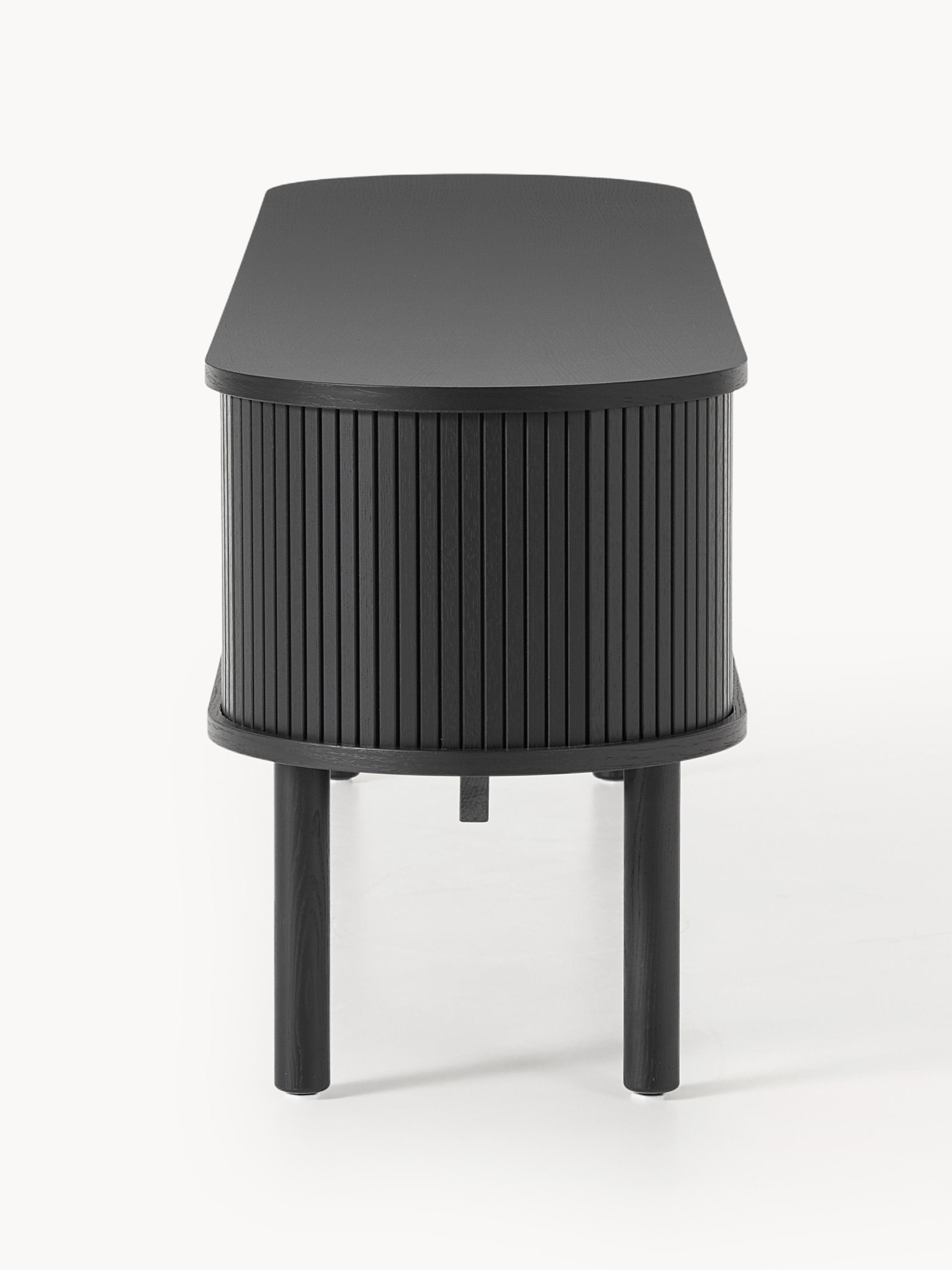 Calary TV Stand with Fluted Front