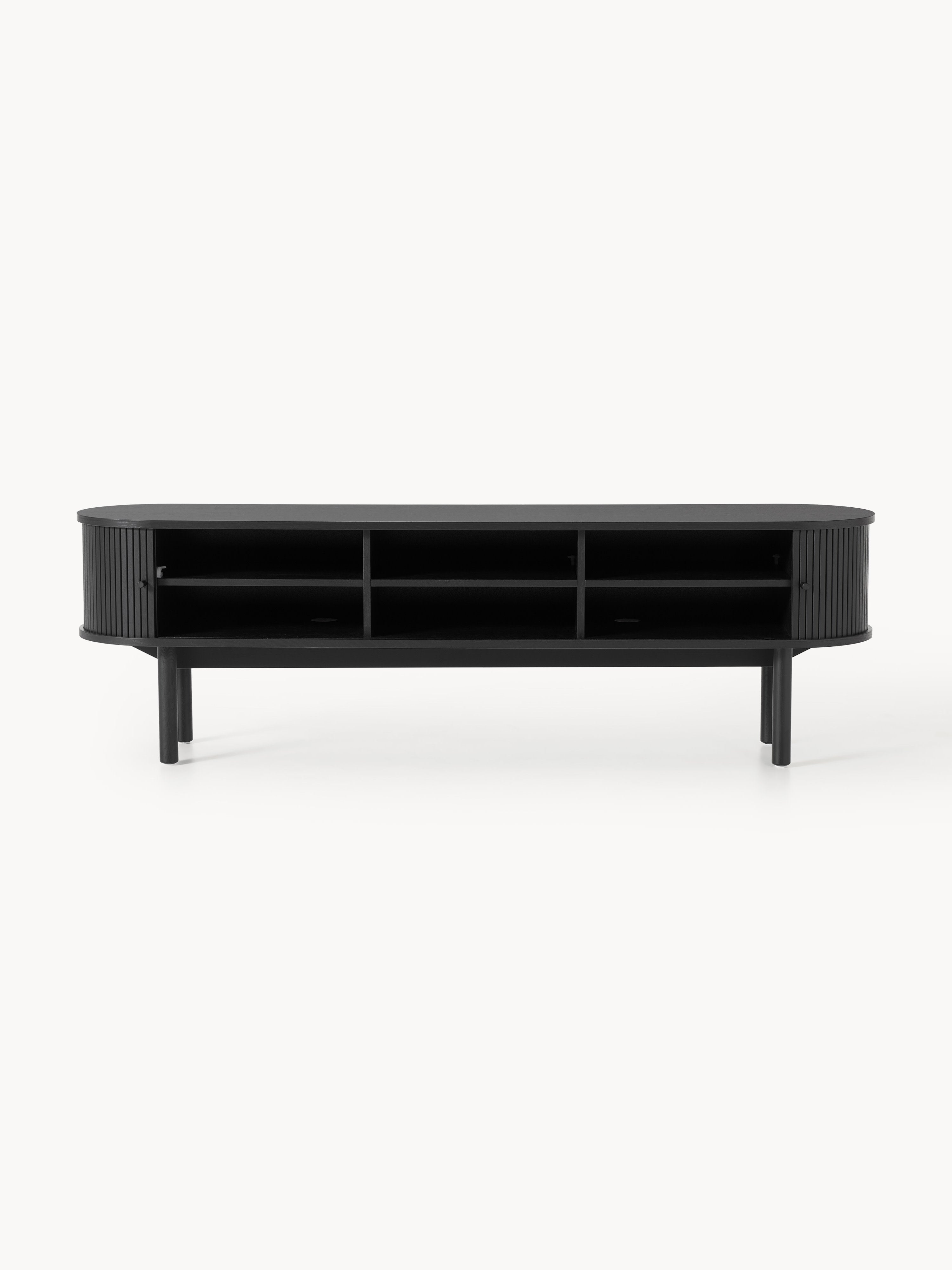 Calary TV Stand with Fluted Front