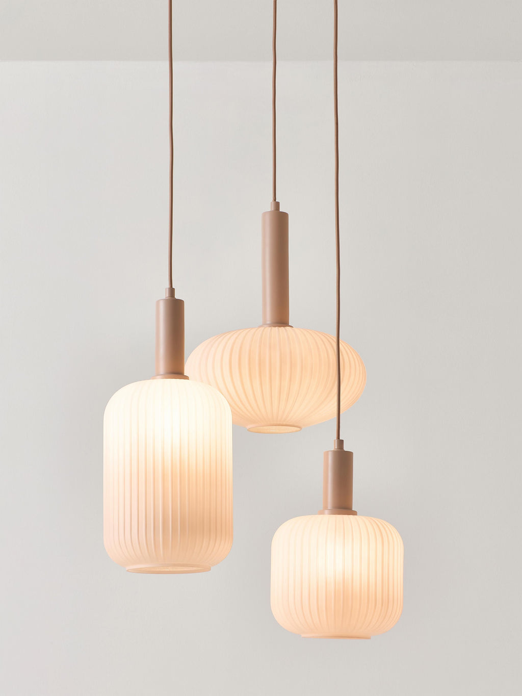 Candela Opal Glass Cluster Pendant Light