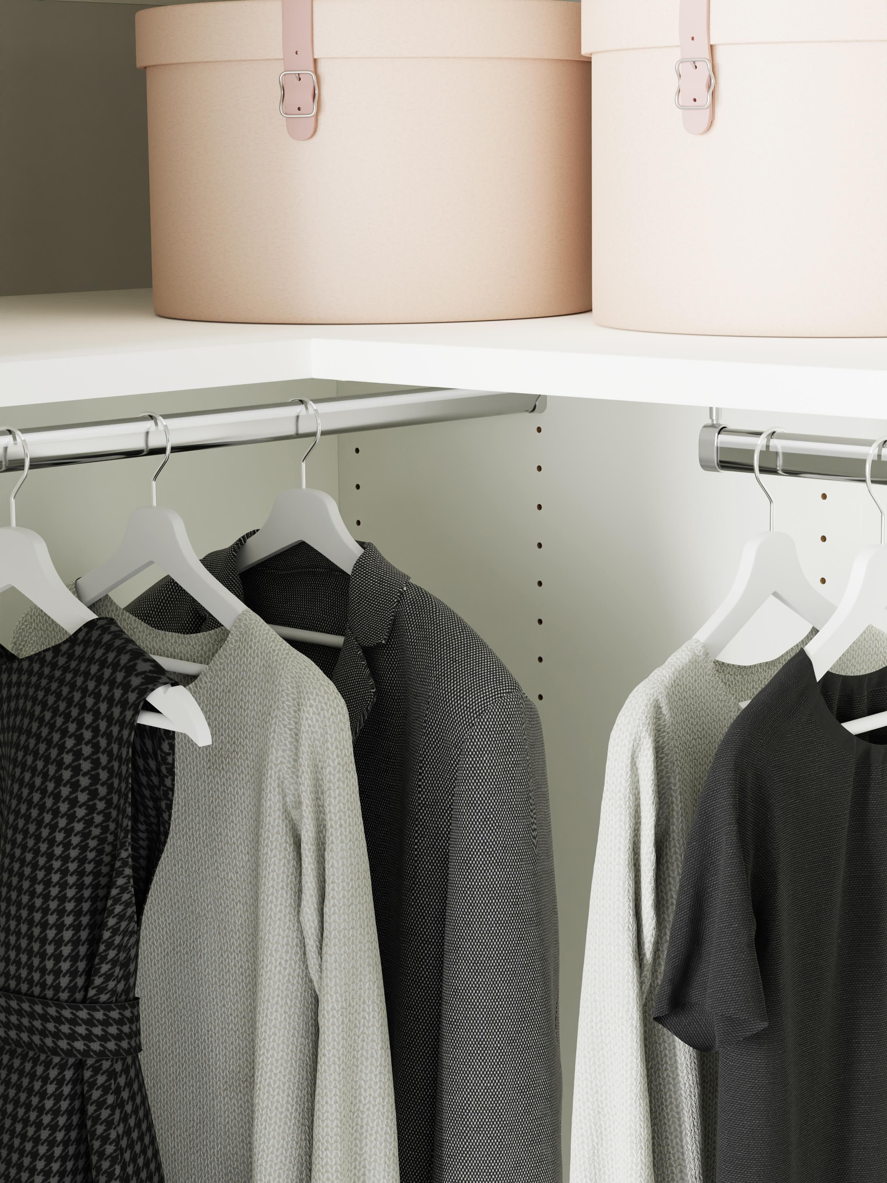 Leon Modular Corner Wardrobe, 215 cm Wide, in various sizes
