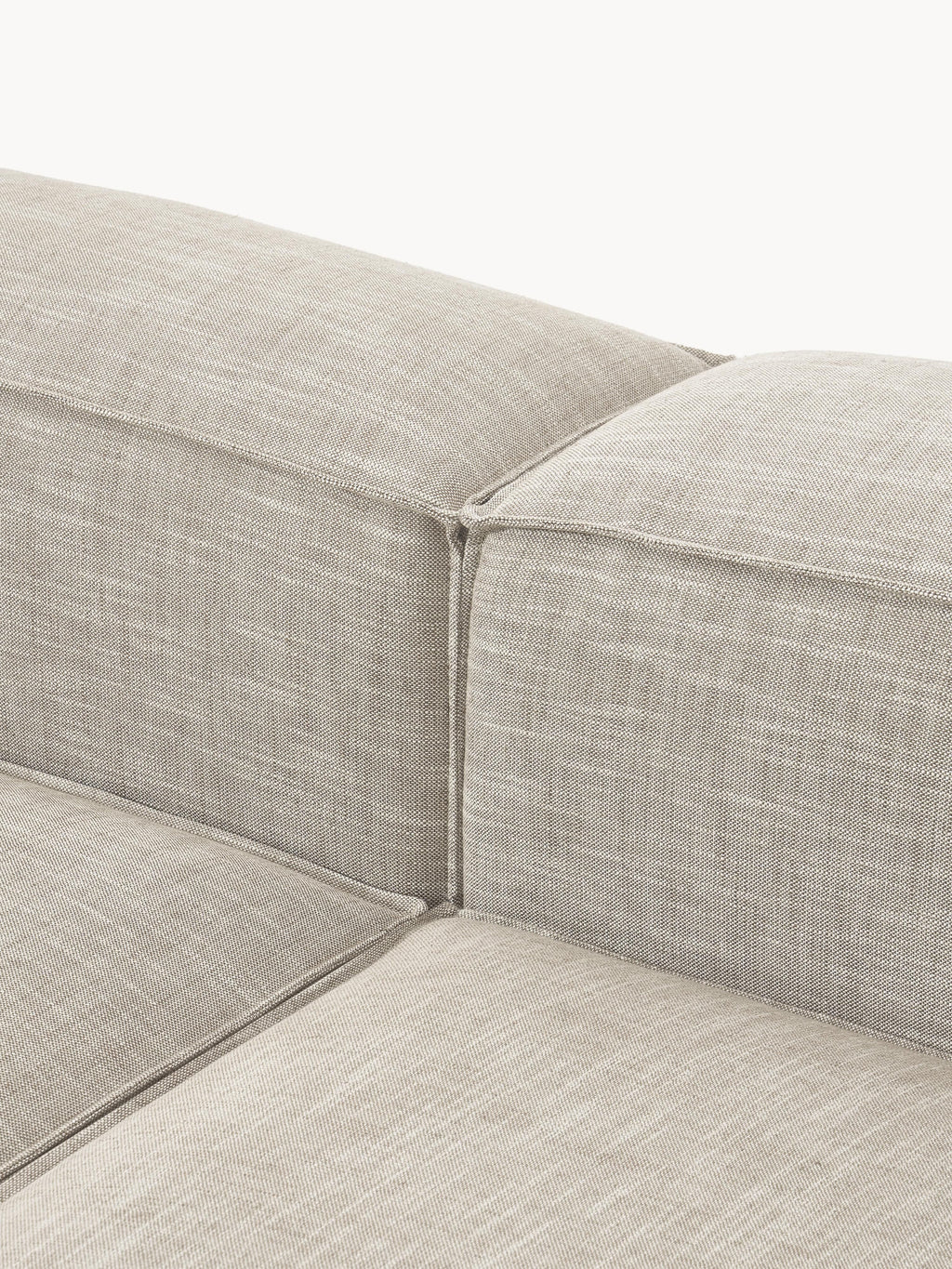 Lennon Linen Blend Modular Sofa (3-seater)