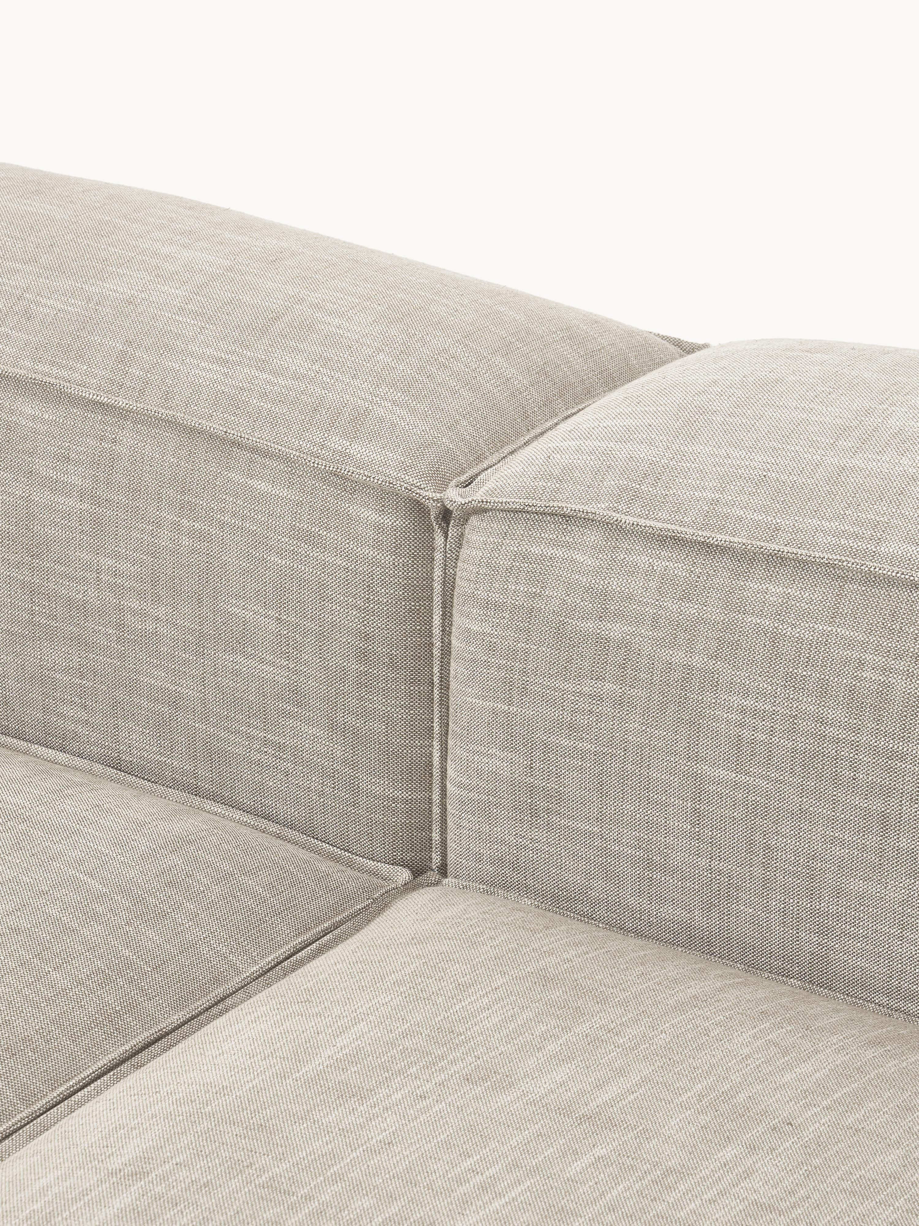 Lennon Linen Blend Modular Sofa (3-seater)