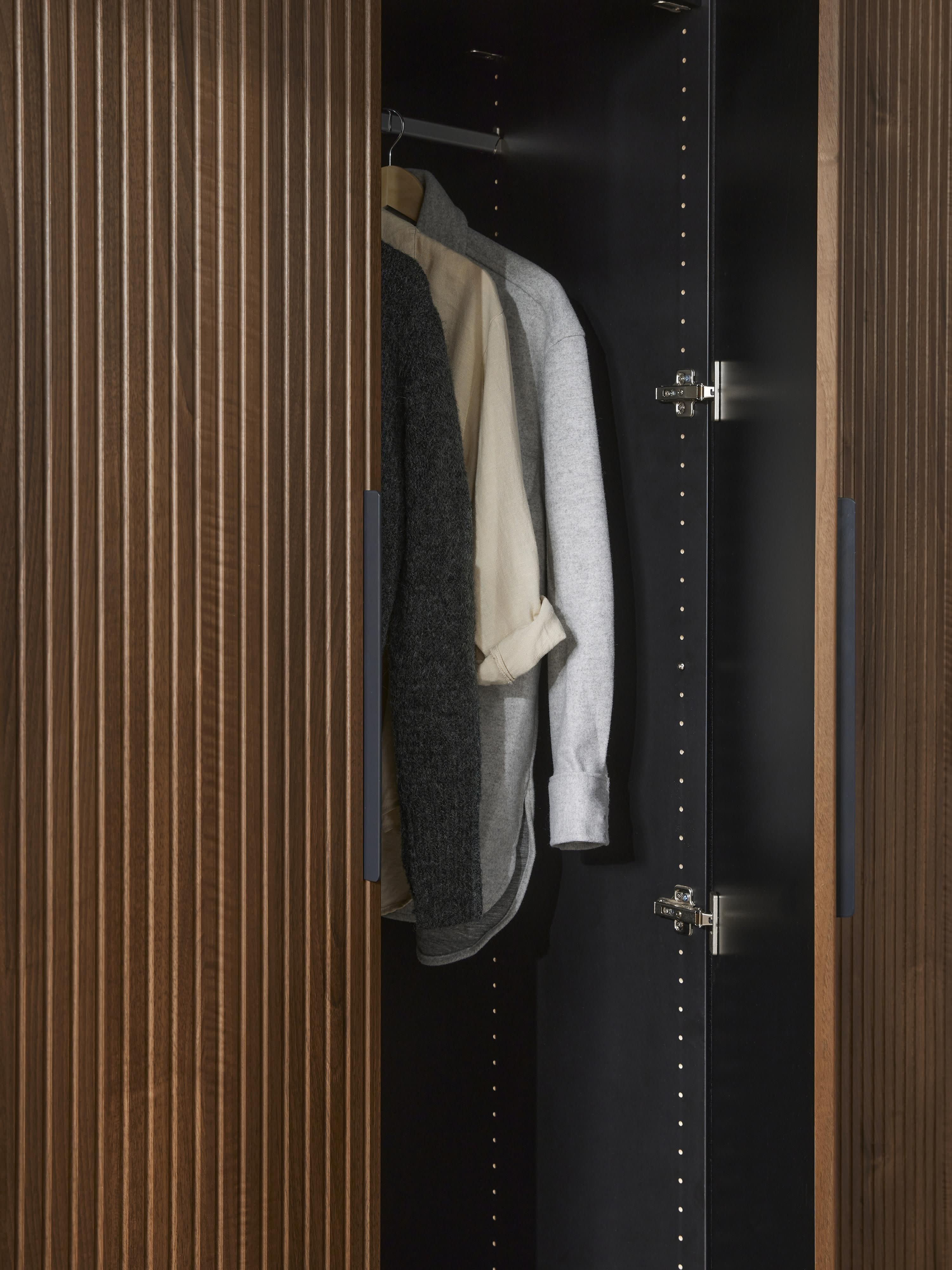 Simone Modular Revolving Door Wardrobe, 300 cm Wide, in various sizes