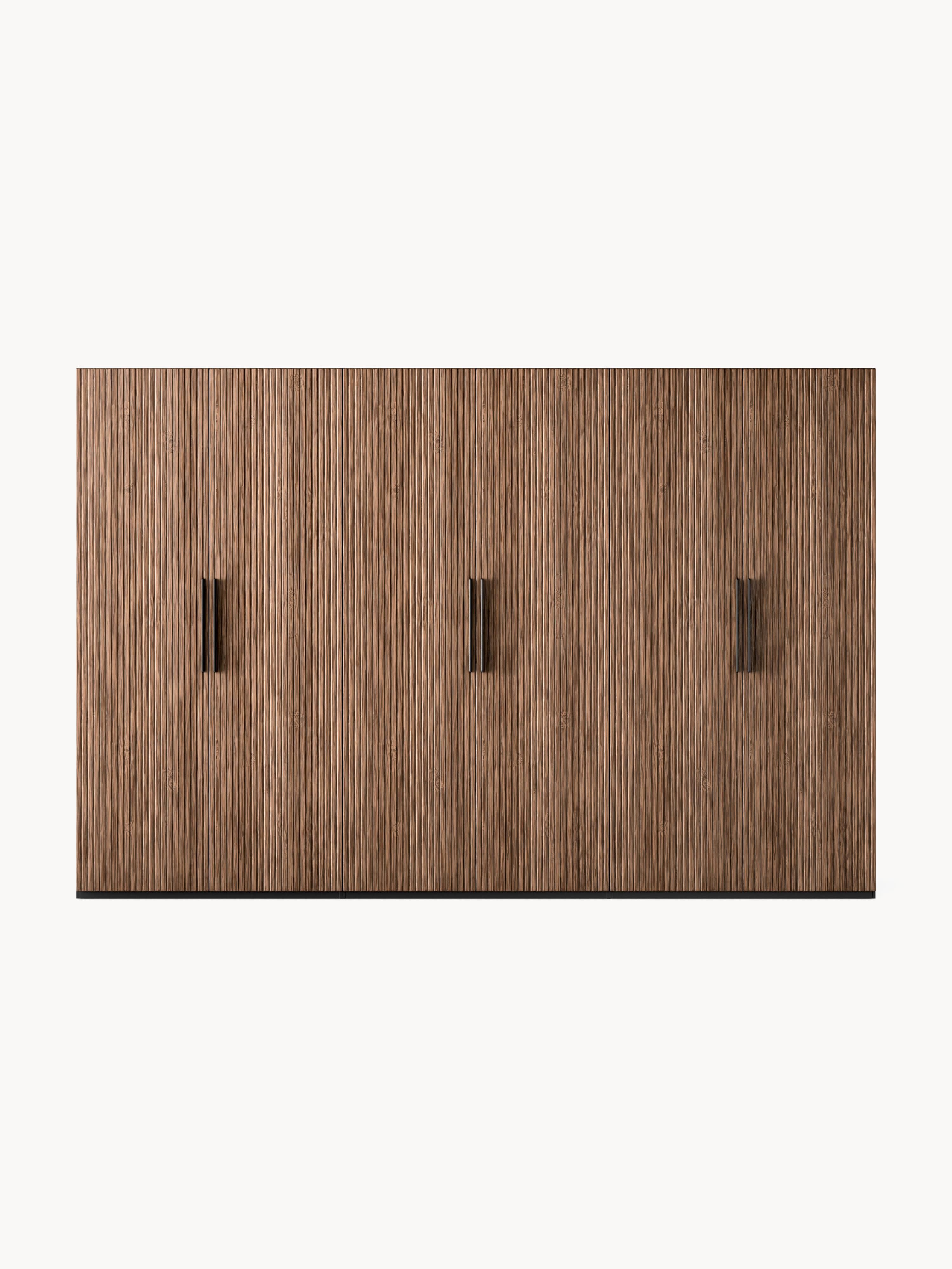 Simone Modular Revolving Door Wardrobe, 300 cm Wide, in various sizes