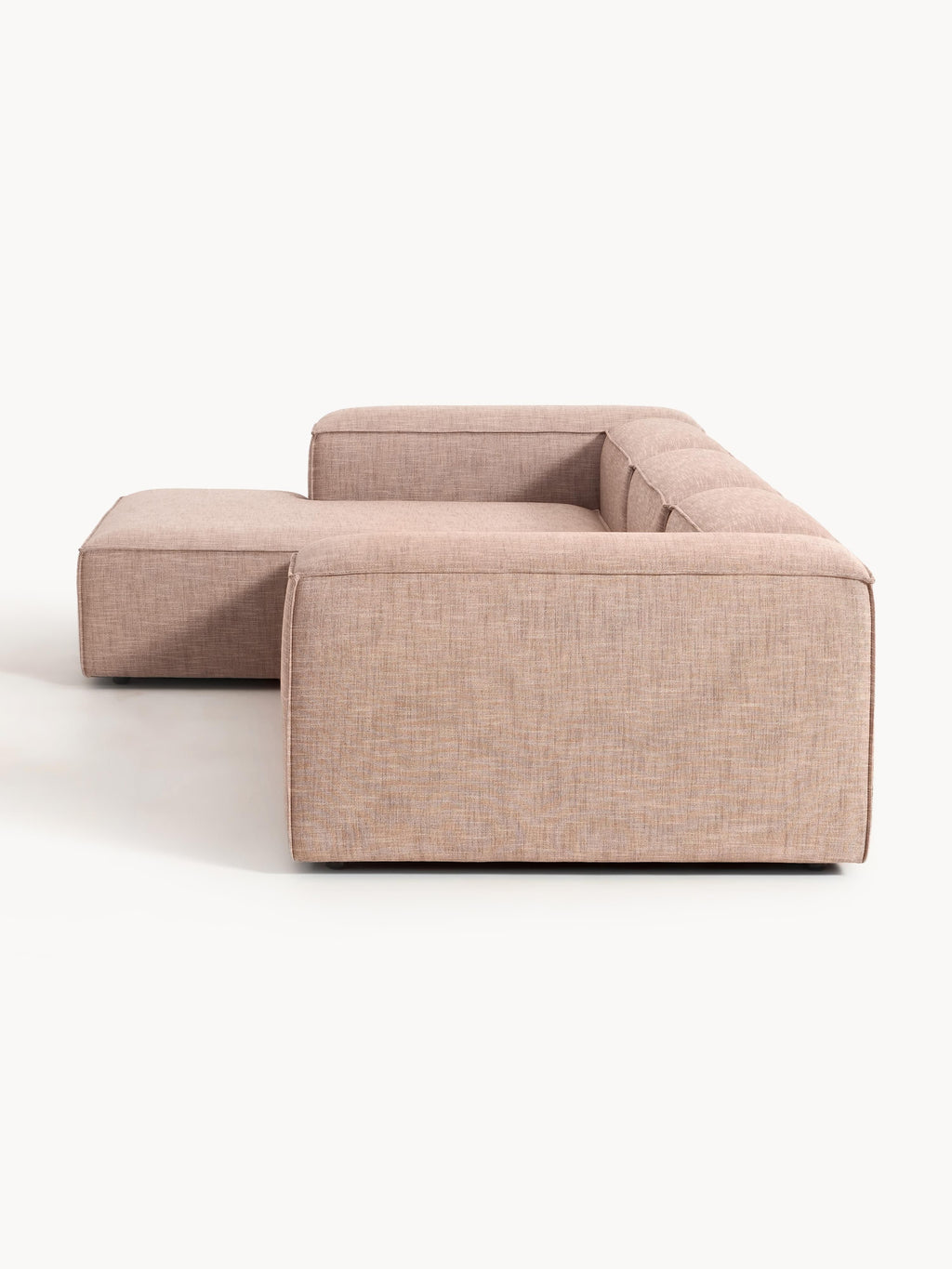 Lennon Linen Blend Modular Corner Sofa (4-seater)