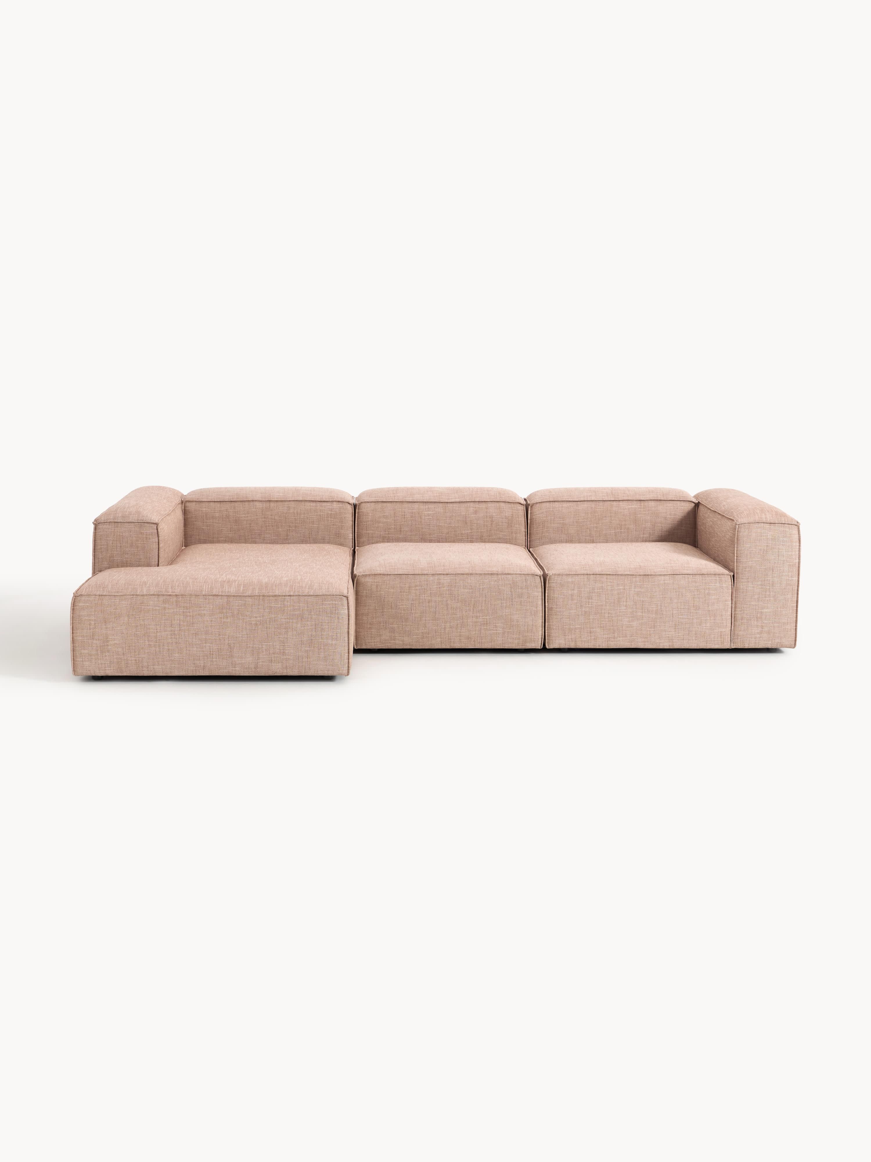 Gallery image 1 - Linen Blend Modular Corner Sofa Lennon (4-seater)
