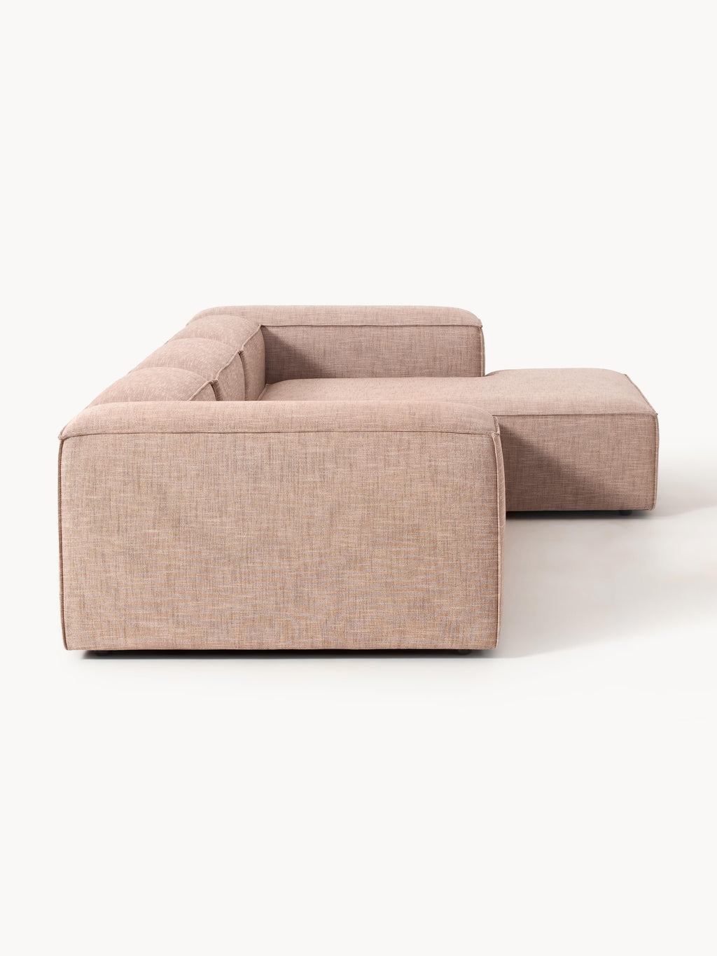 Lennon Linen Blend Modular Corner Sofa (4-seater)