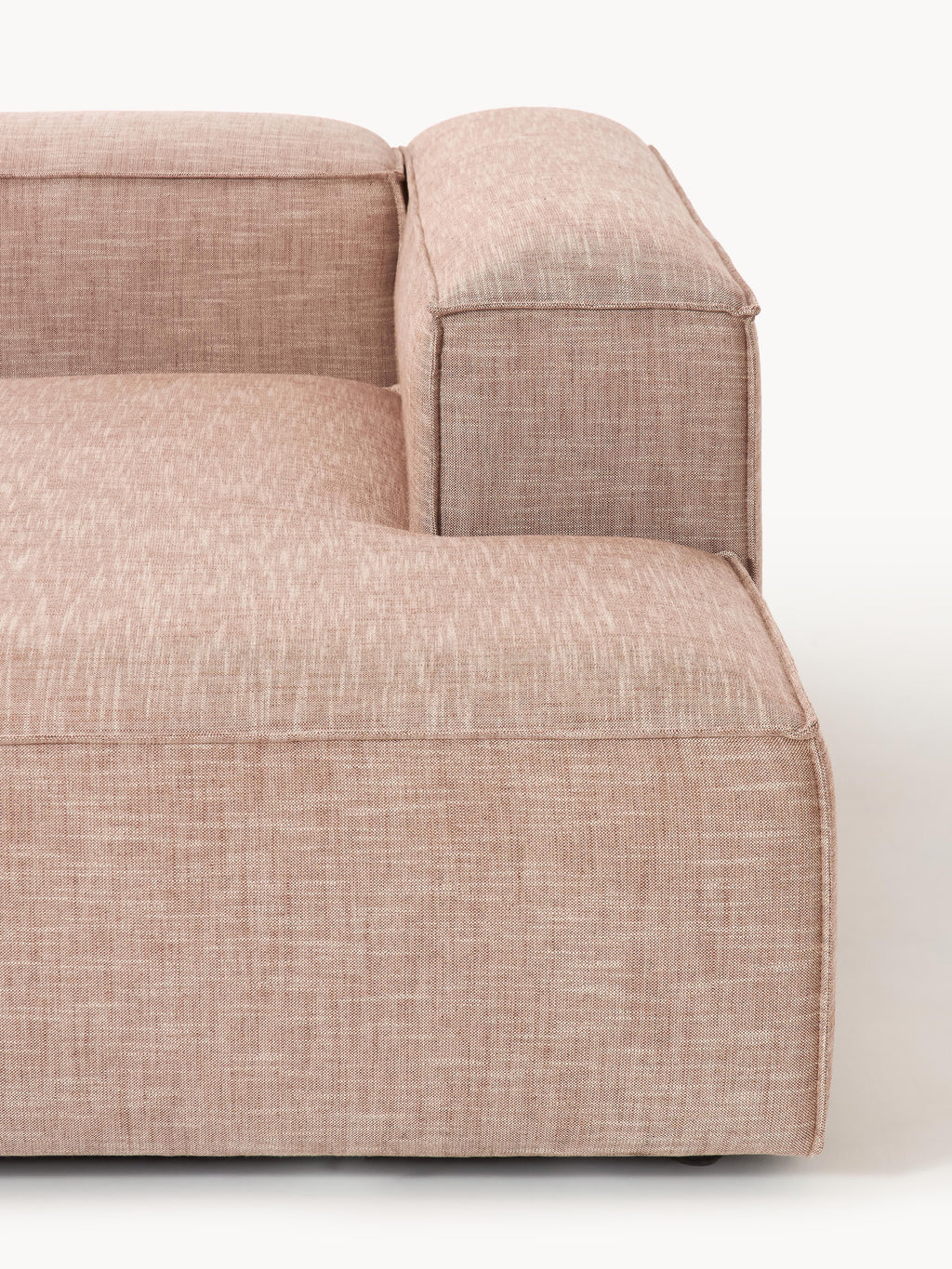 Lennon Linen Blend Modular Corner Sofa (4-seater)