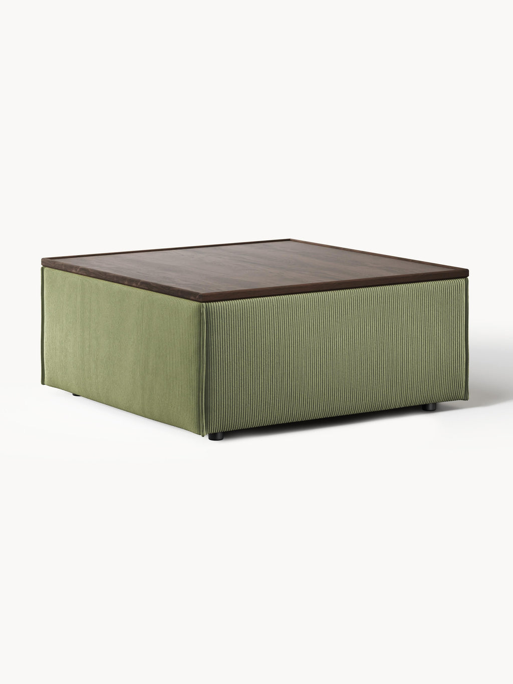 Gallery image 1 - Corduroy Ottoman Lennon with Storage