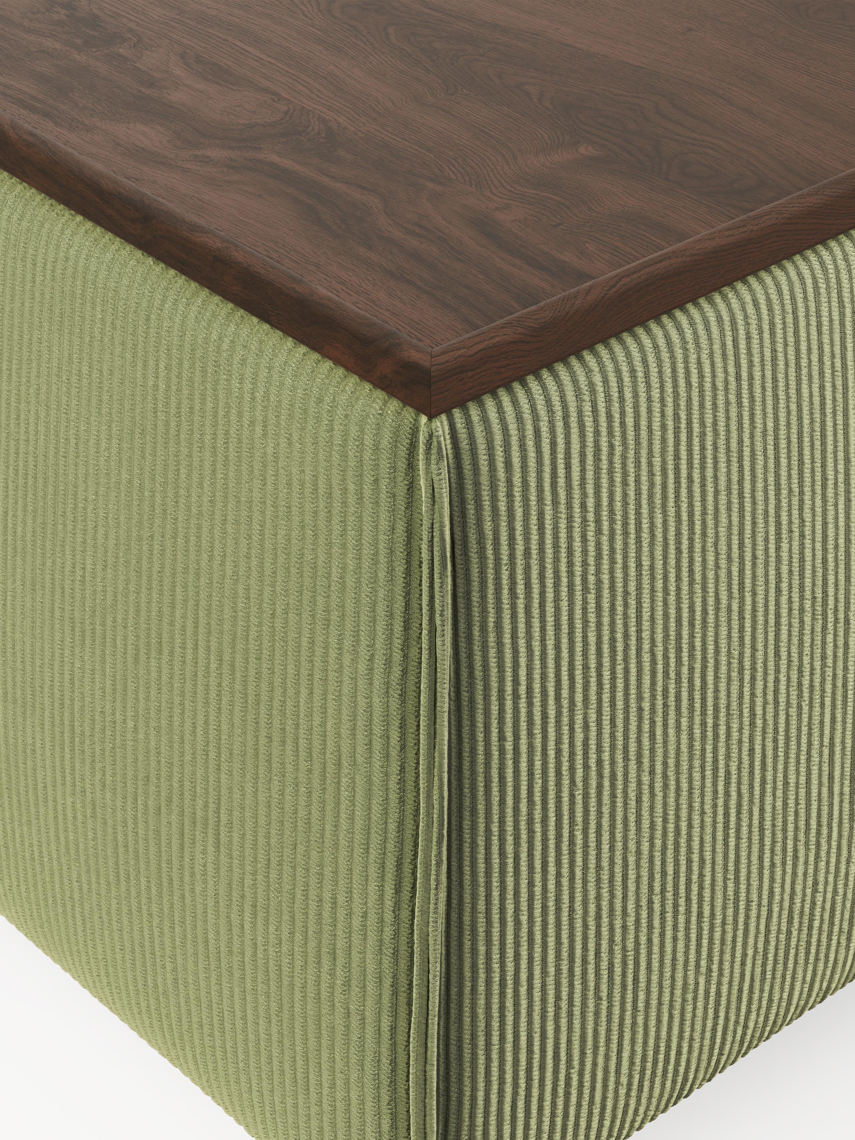 Lennon Corduroy Ottoman with Storage