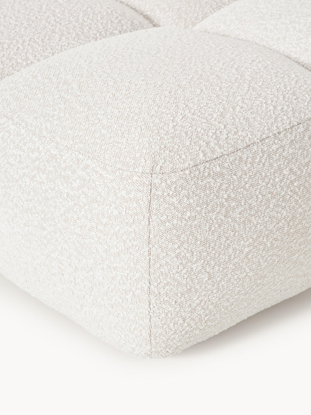 Tayla Bouclé Ottoman