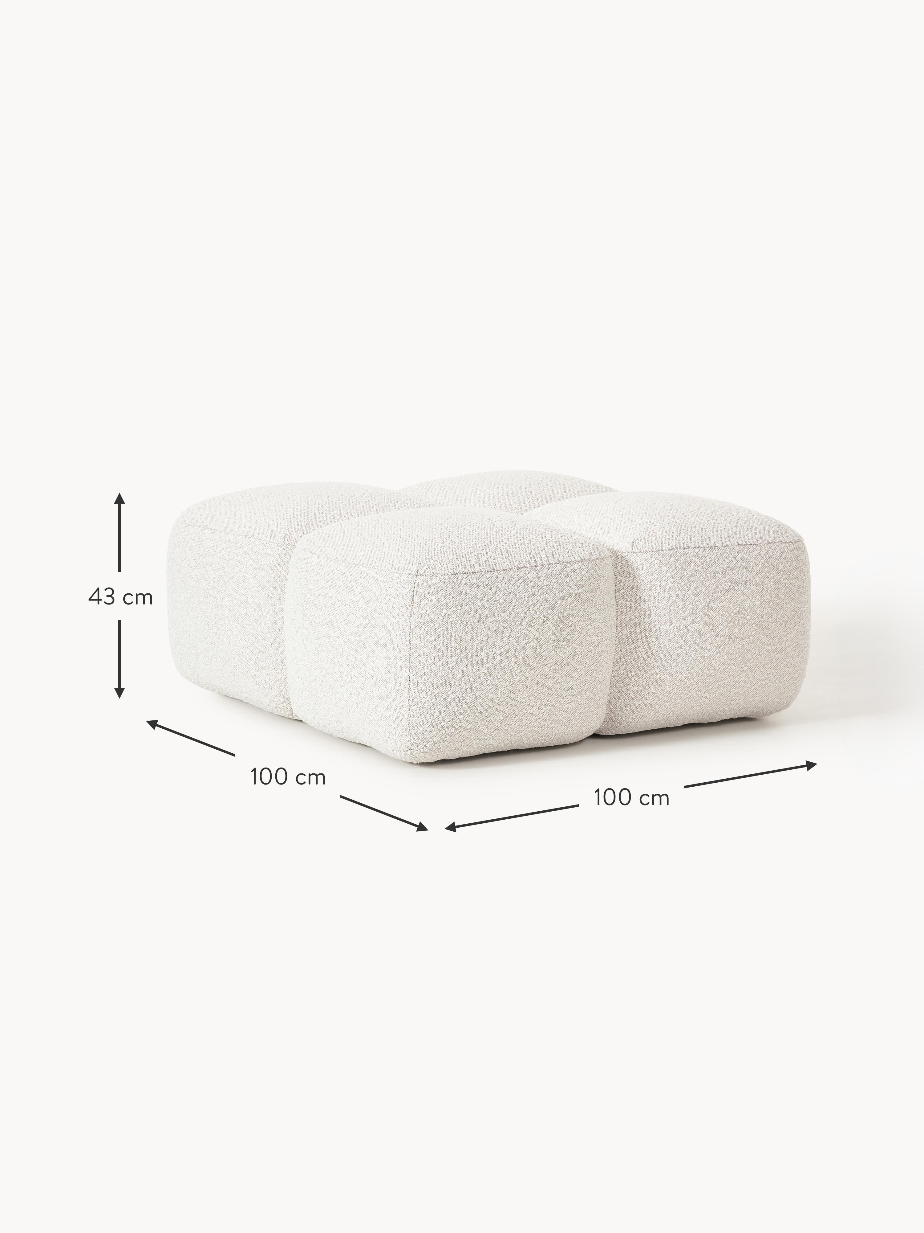 Tayla Bouclé Ottoman