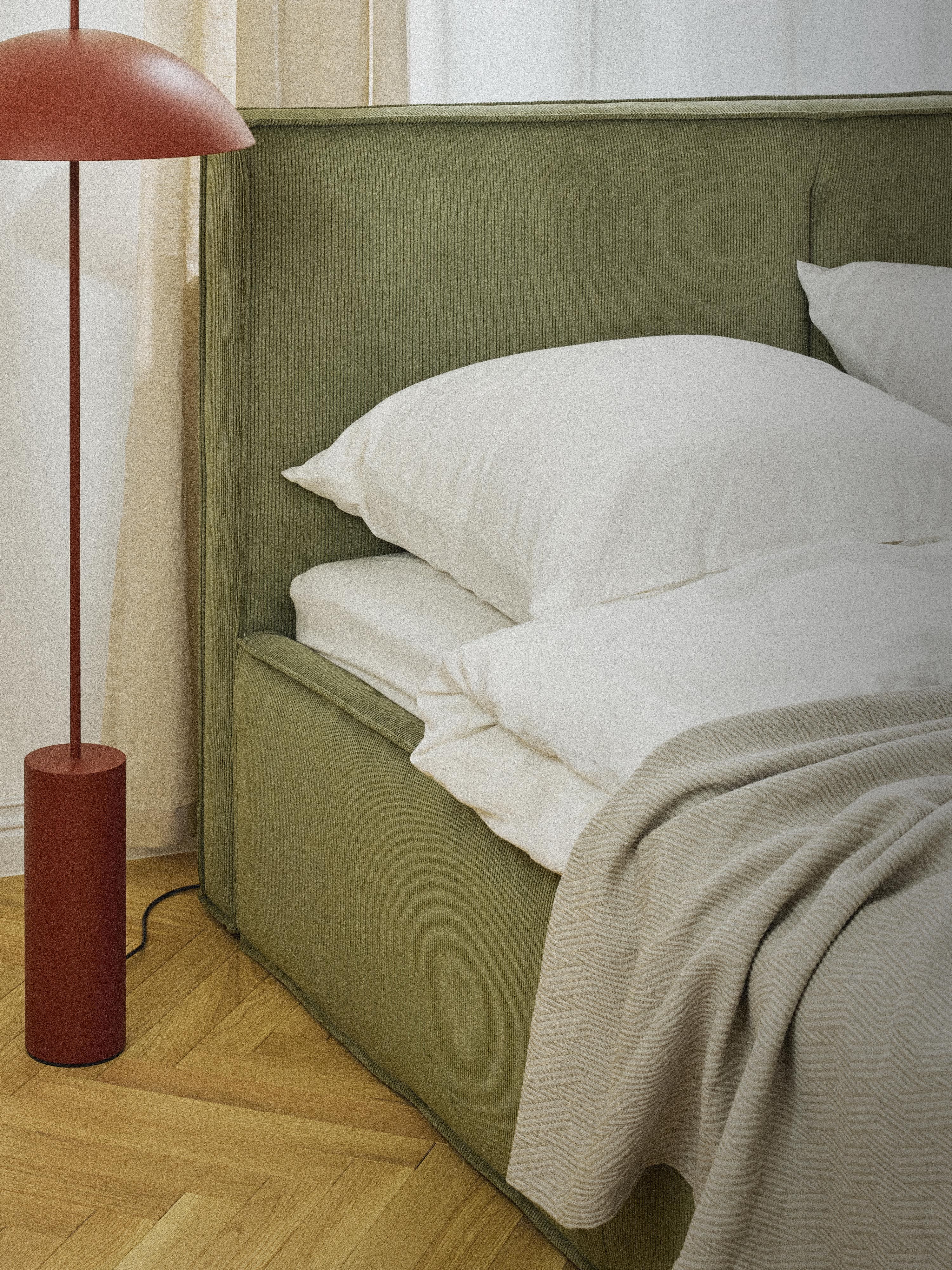 Dream Upholstered Corduroy Bed