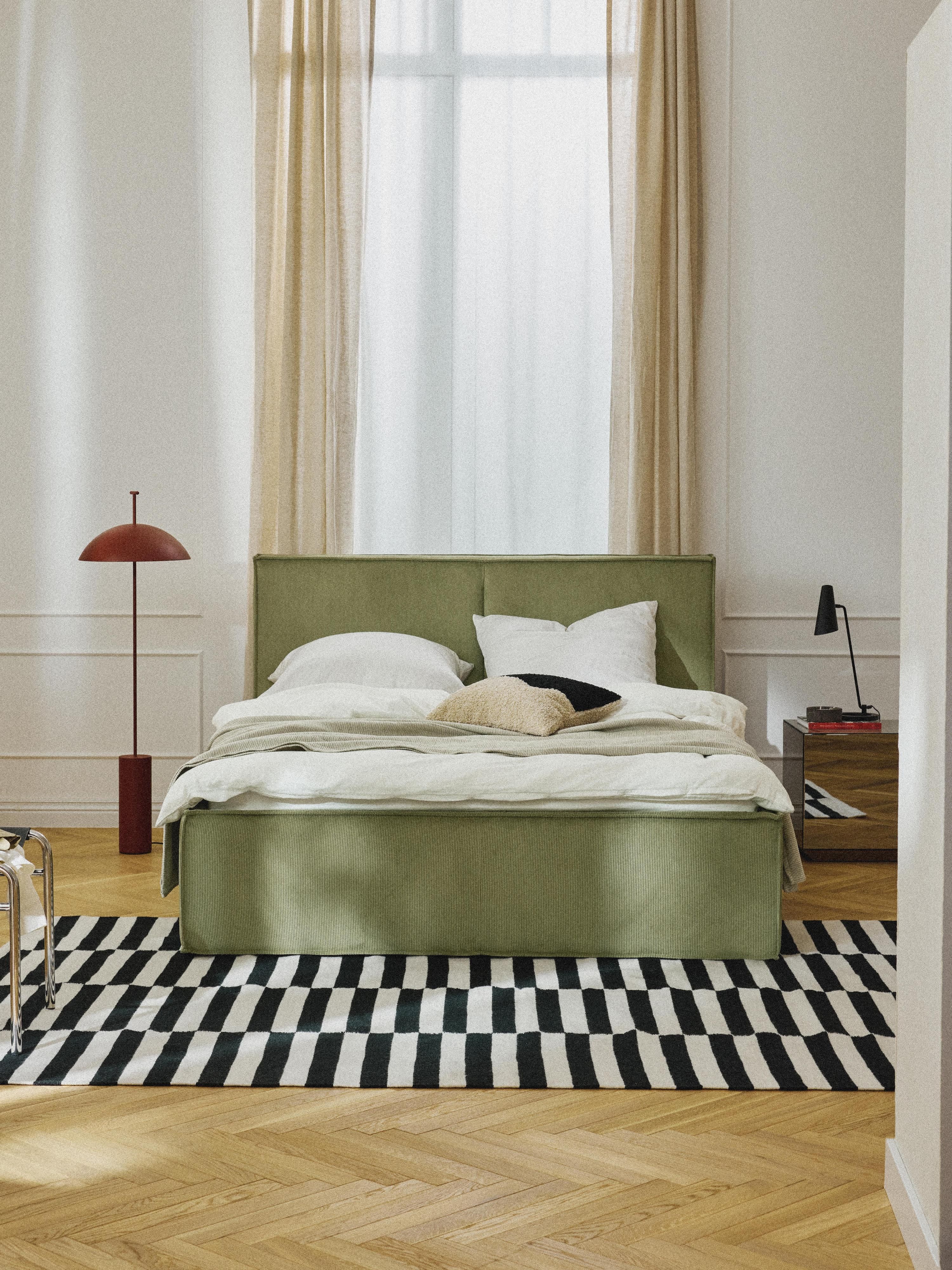 Dream Upholstered Corduroy Bed