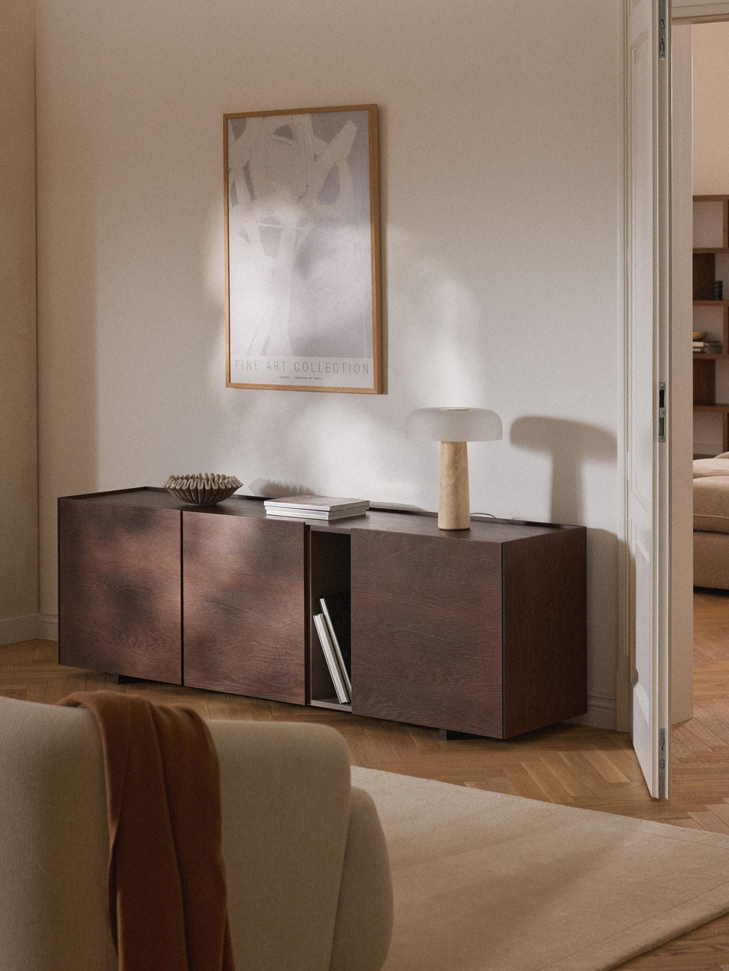 Larsen Wooden Sideboard