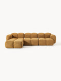 Gallery image 1 - Modular Teddy-Bouclé Sofa Tayla (4-seater) with Ottoman (left/right)