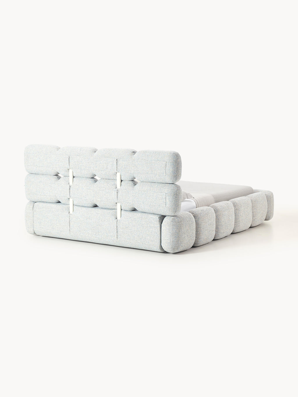 Tayla Upholstered Bouclé Bed with Storage Space