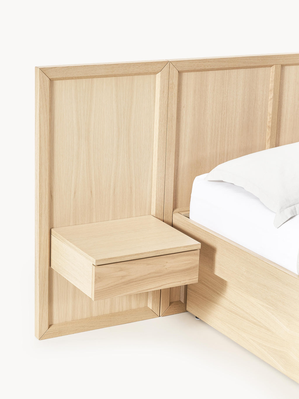 Nanto Wooden Bed with Drawers Tables and Headboard