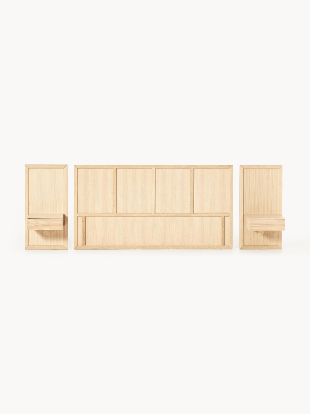 Nanto Wooden Bed with Drawers Tables and Headboard