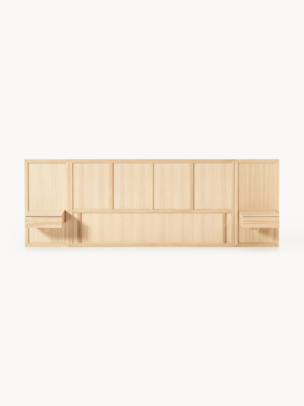 Nanto Wooden Bed with Drawers Tables and Headboard