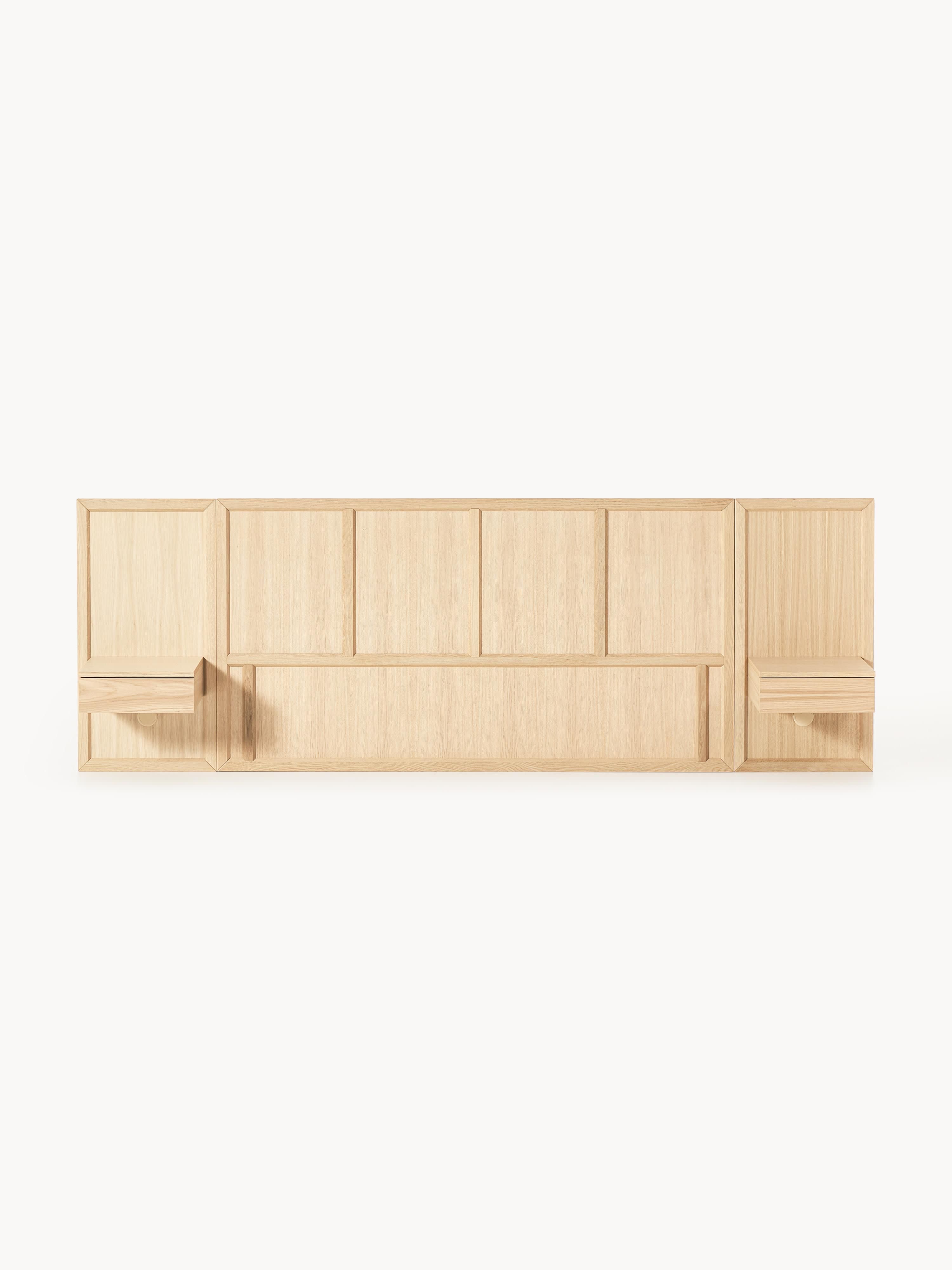 Nanto Wooden Bed with Drawers Tables and Headboard