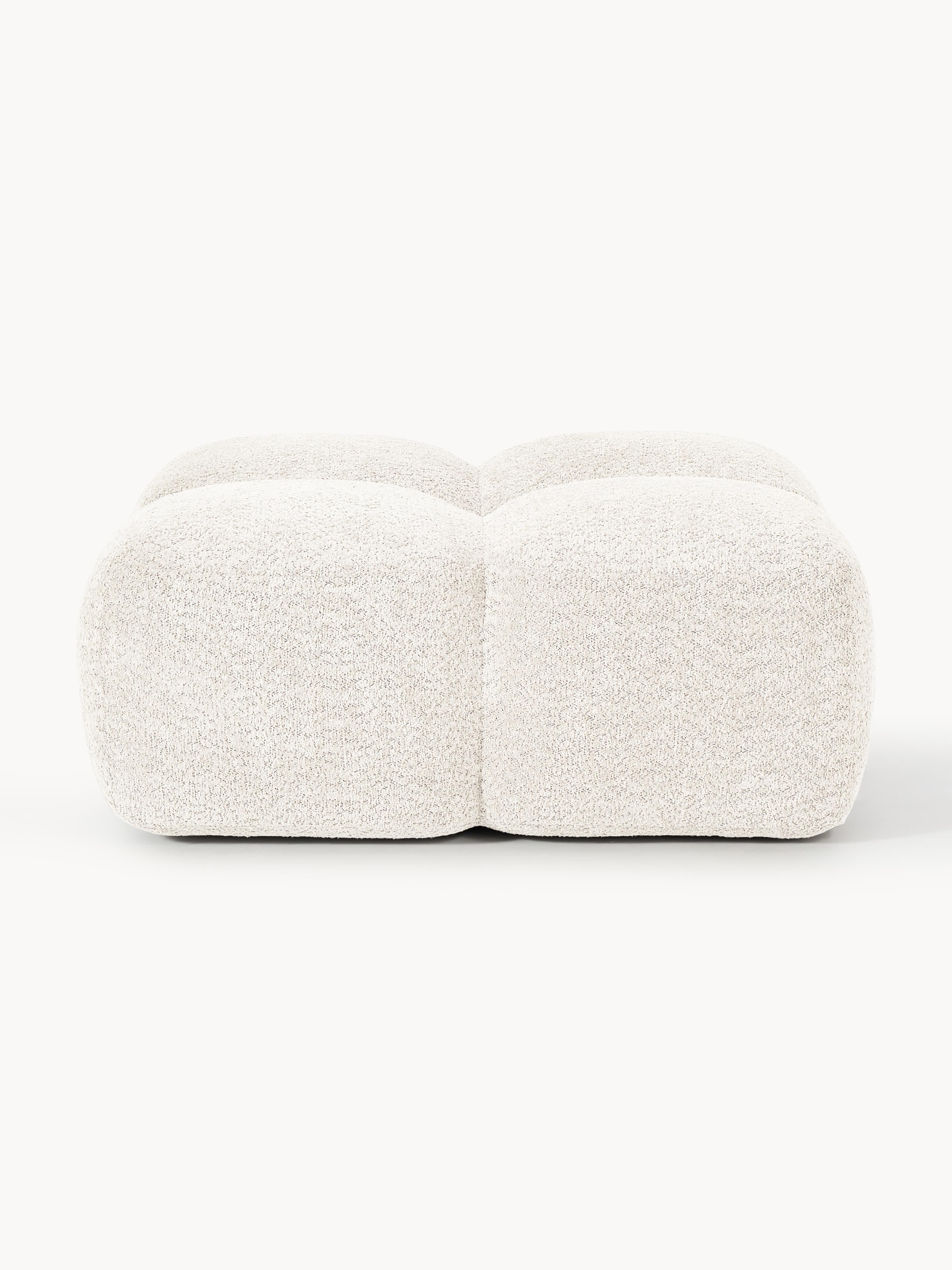 Tayla Teddy-Bouclé Ottoman