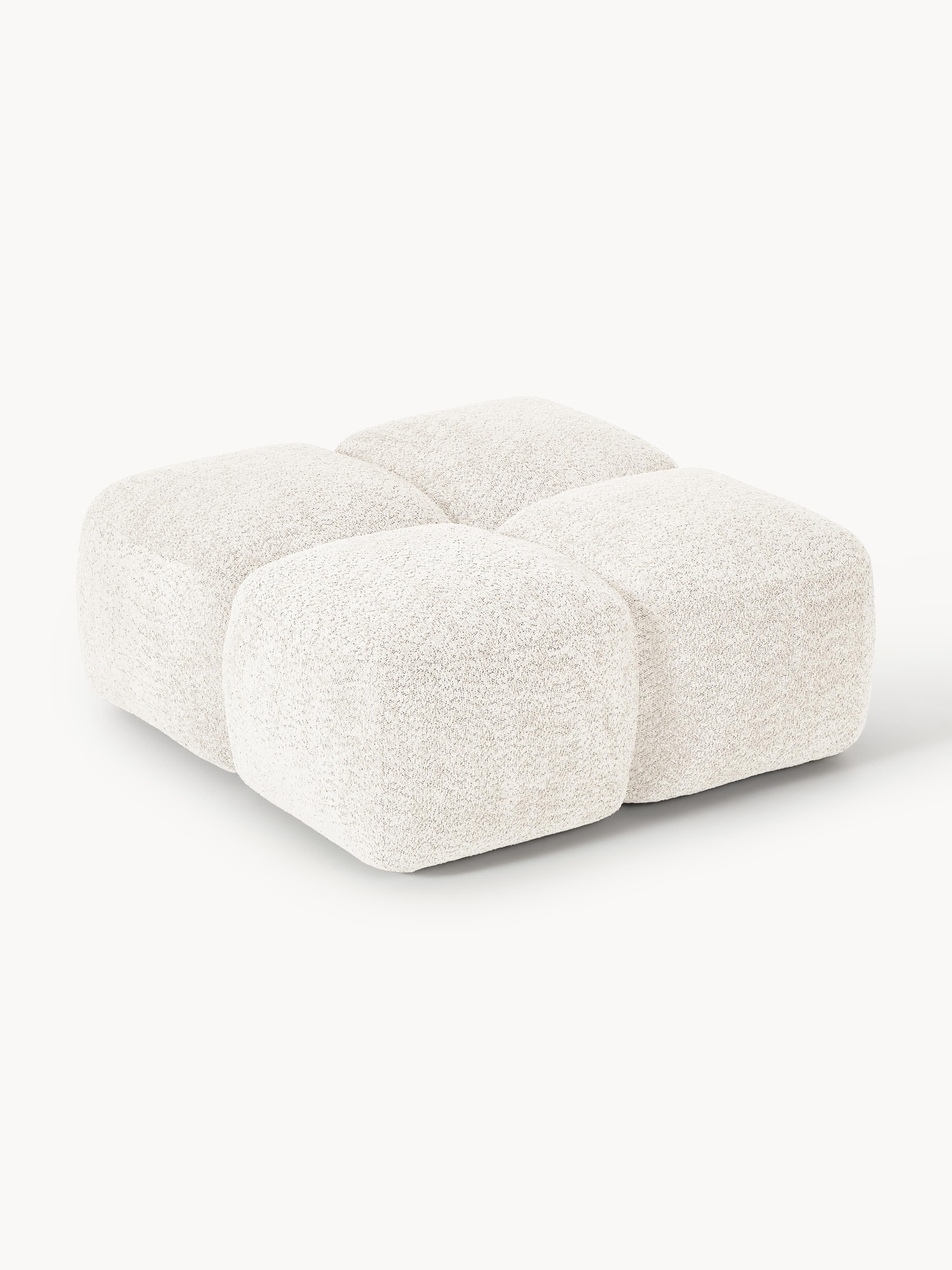 Tayla Teddy-Bouclé Ottoman