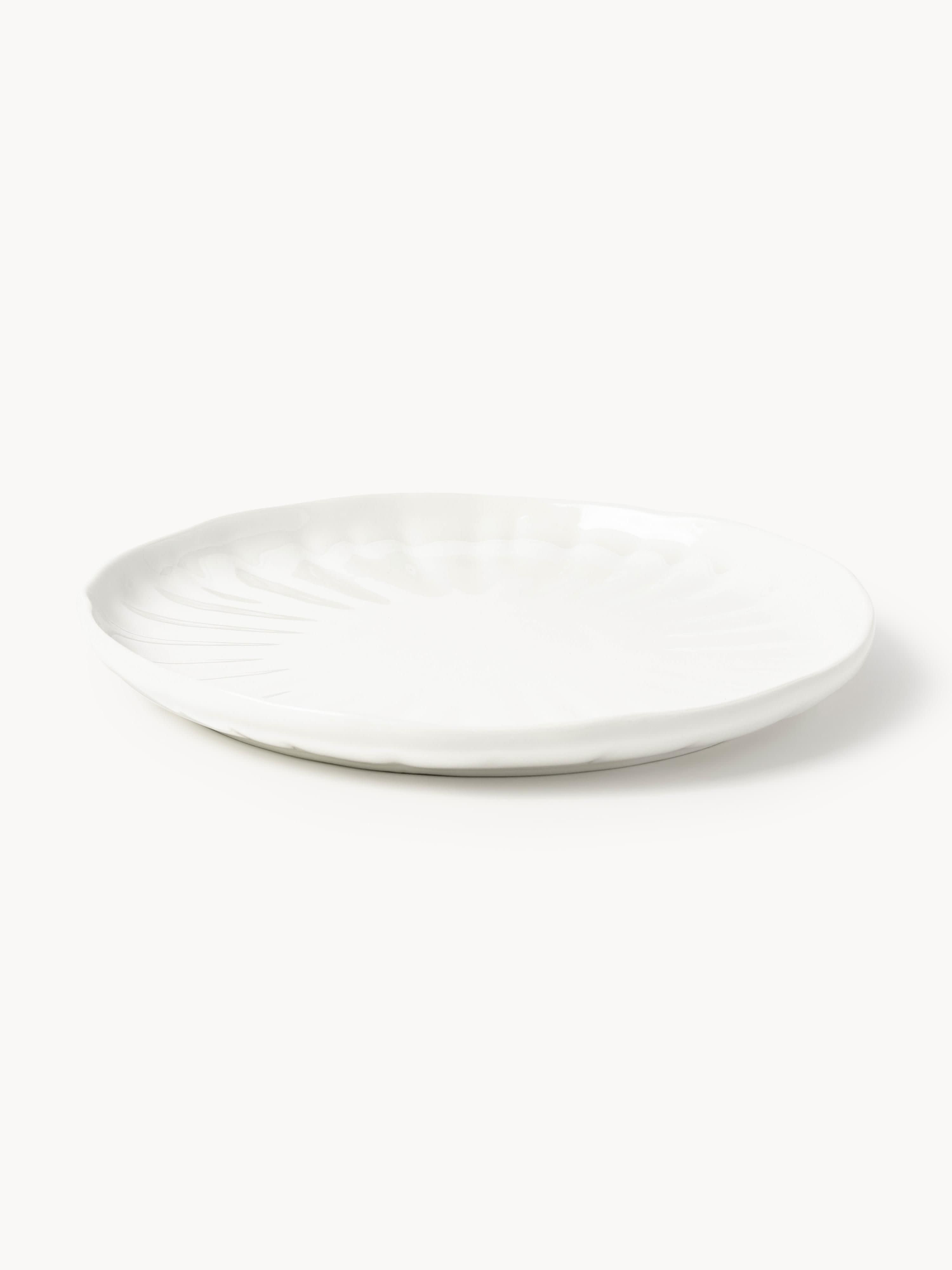 Sali Porcelain Tableware Set with Embossed Pattern, 4 People, Set of 12