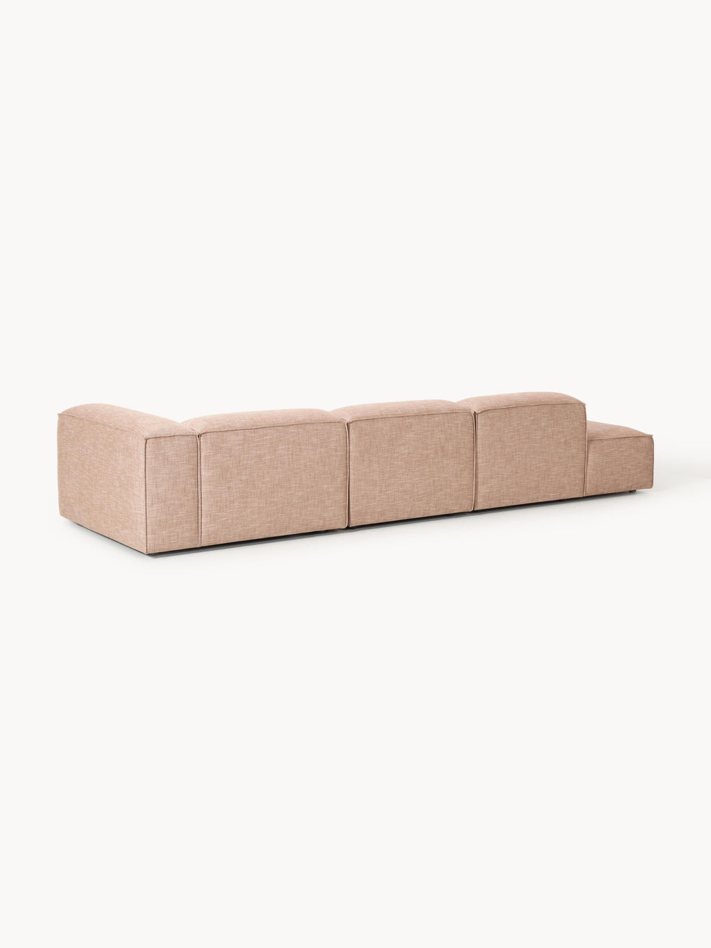 Lennon XL Linen Blend Modular Ottoman