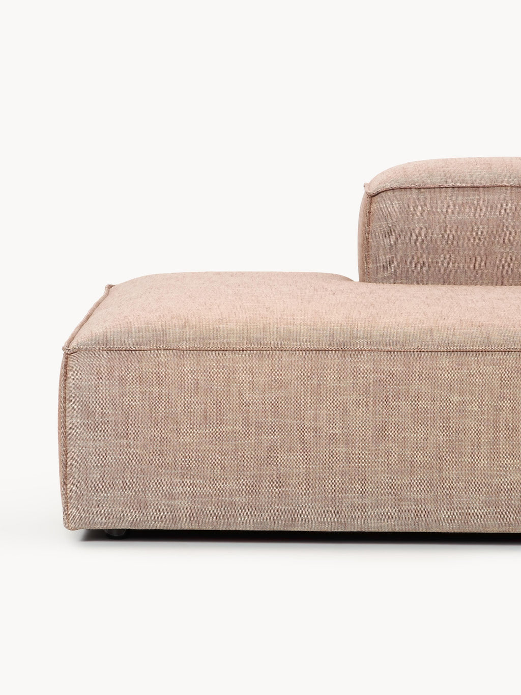 Lennon XL Linen Blend Modular Ottoman