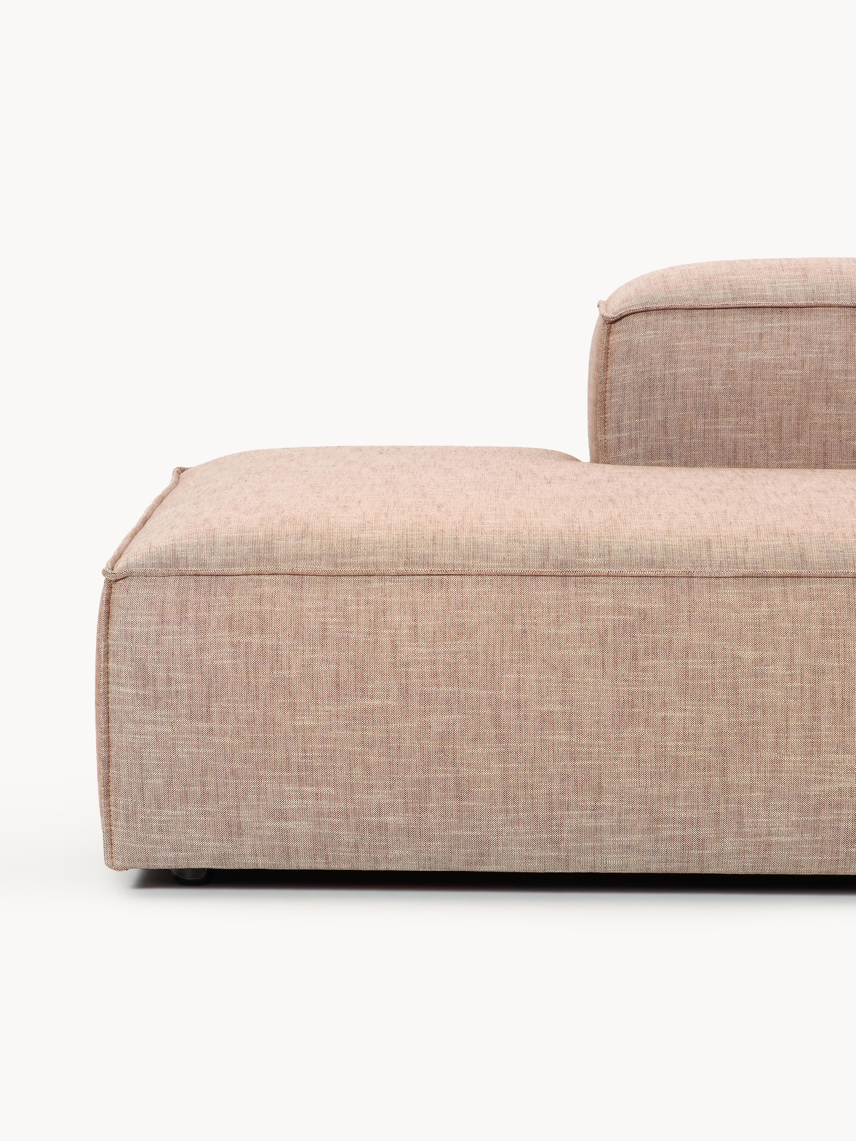 Lennon XL Linen Blend Modular Ottoman