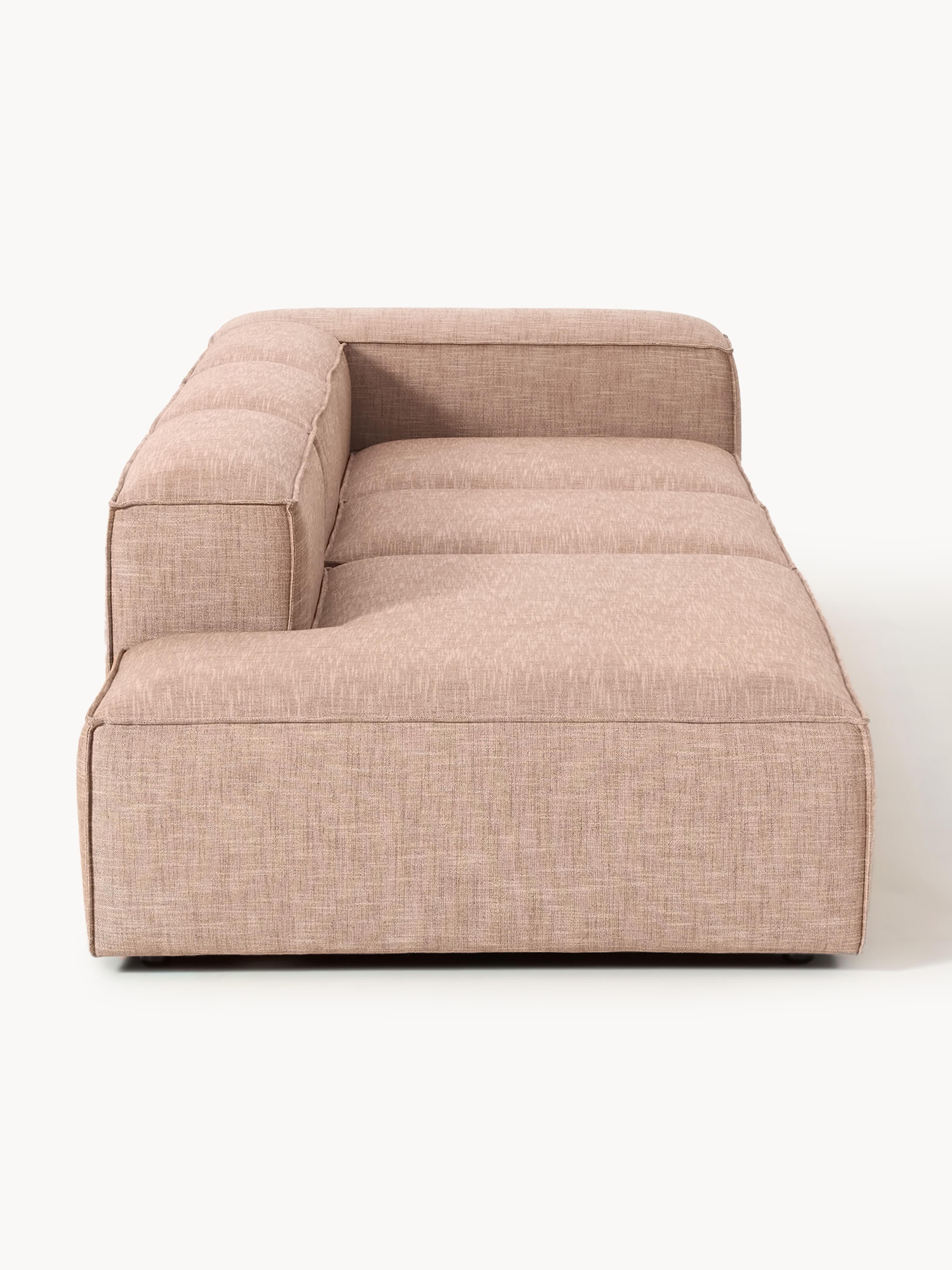 Lennon XL Linen Blend Modular Ottoman