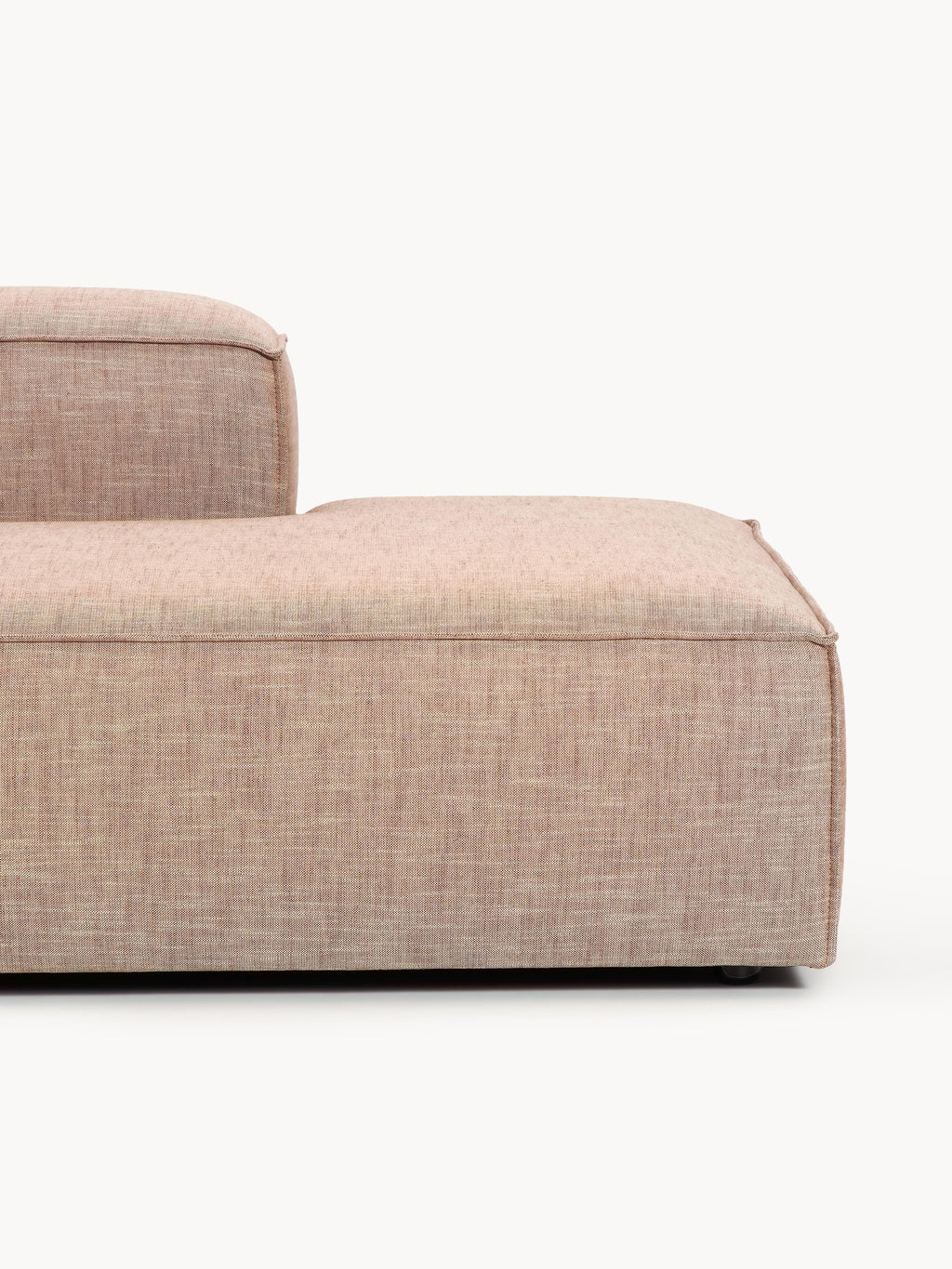 Lennon XL Linen Blend Modular Ottoman