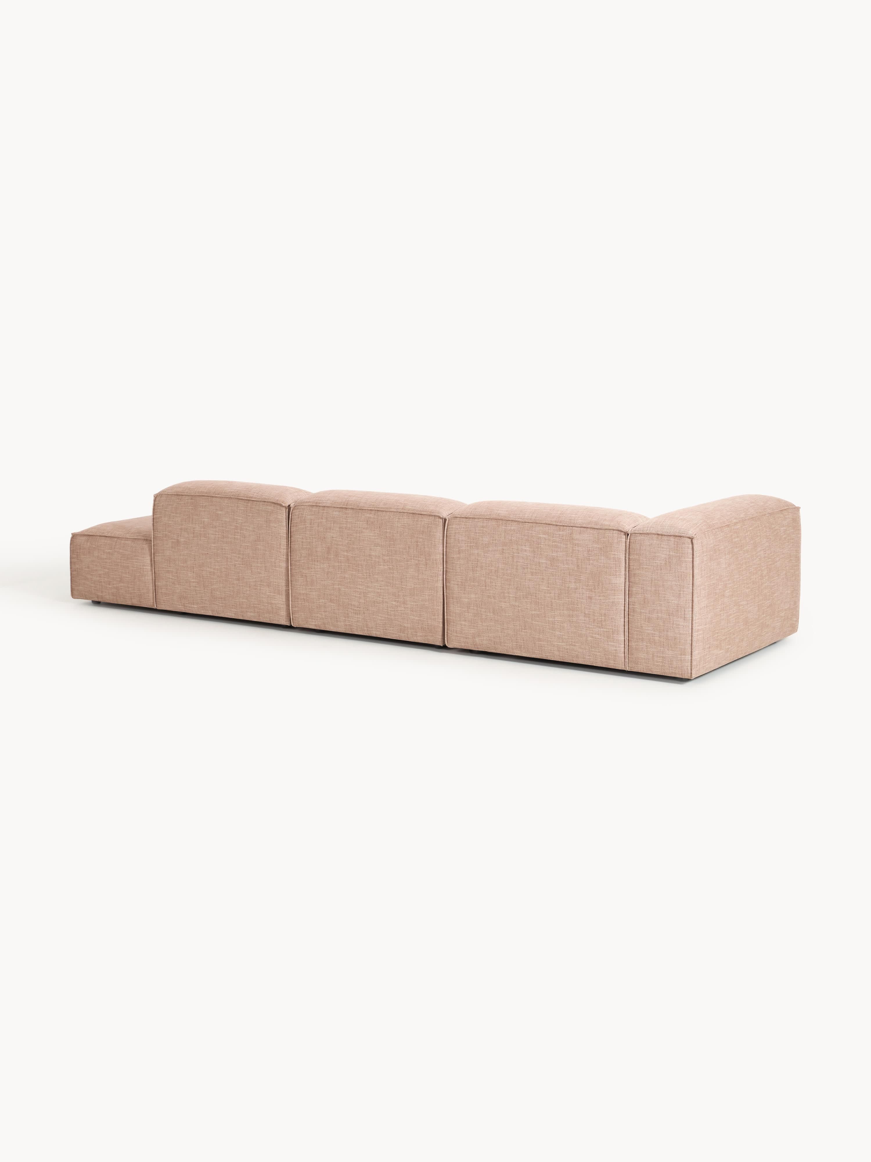 Lennon XL Linen Blend Modular Ottoman