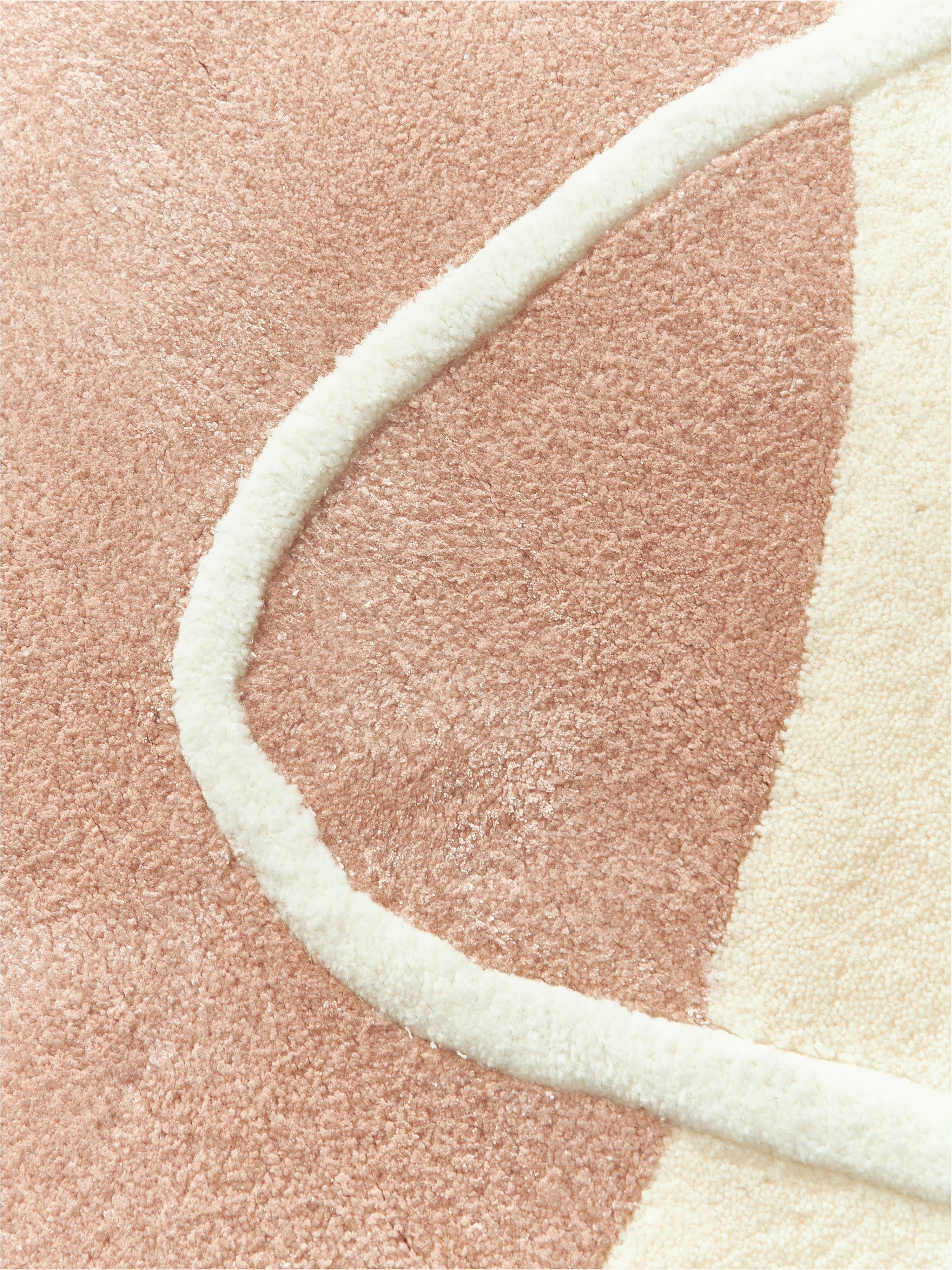 Talitha High-Low Wool Rug, Hand-Tufted
