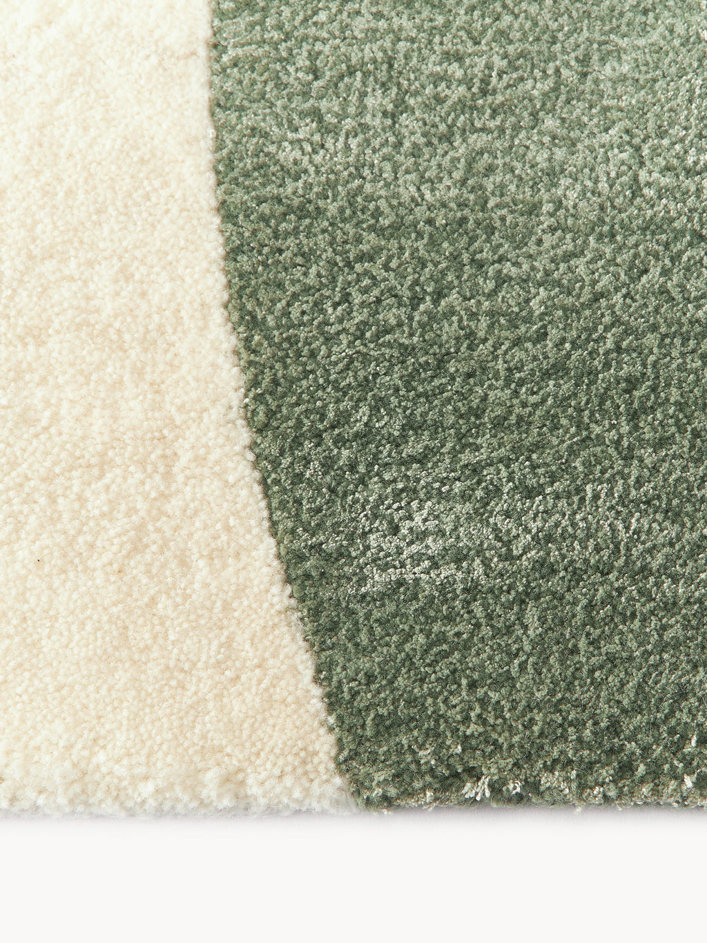 Talitha High-Low Wool Rug, Hand-Tufted