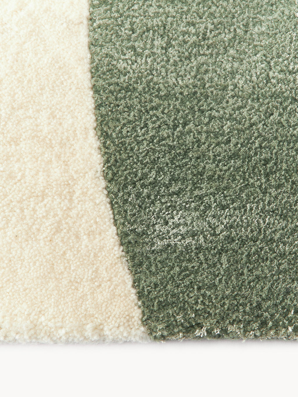 Talitha High-Low Wool Rug, Hand-Tufted