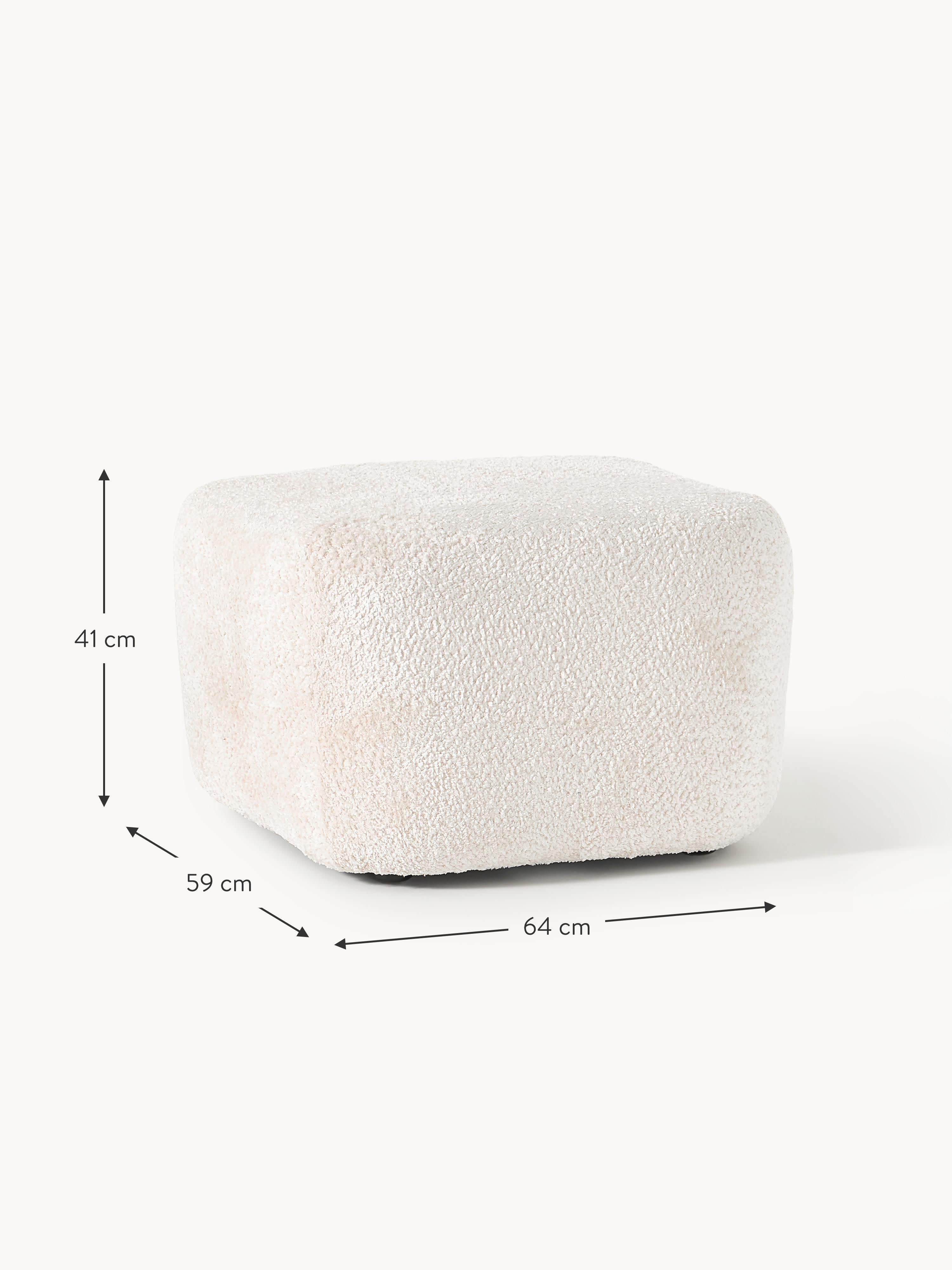 Wolke Teddy-Bouclé Ottoman