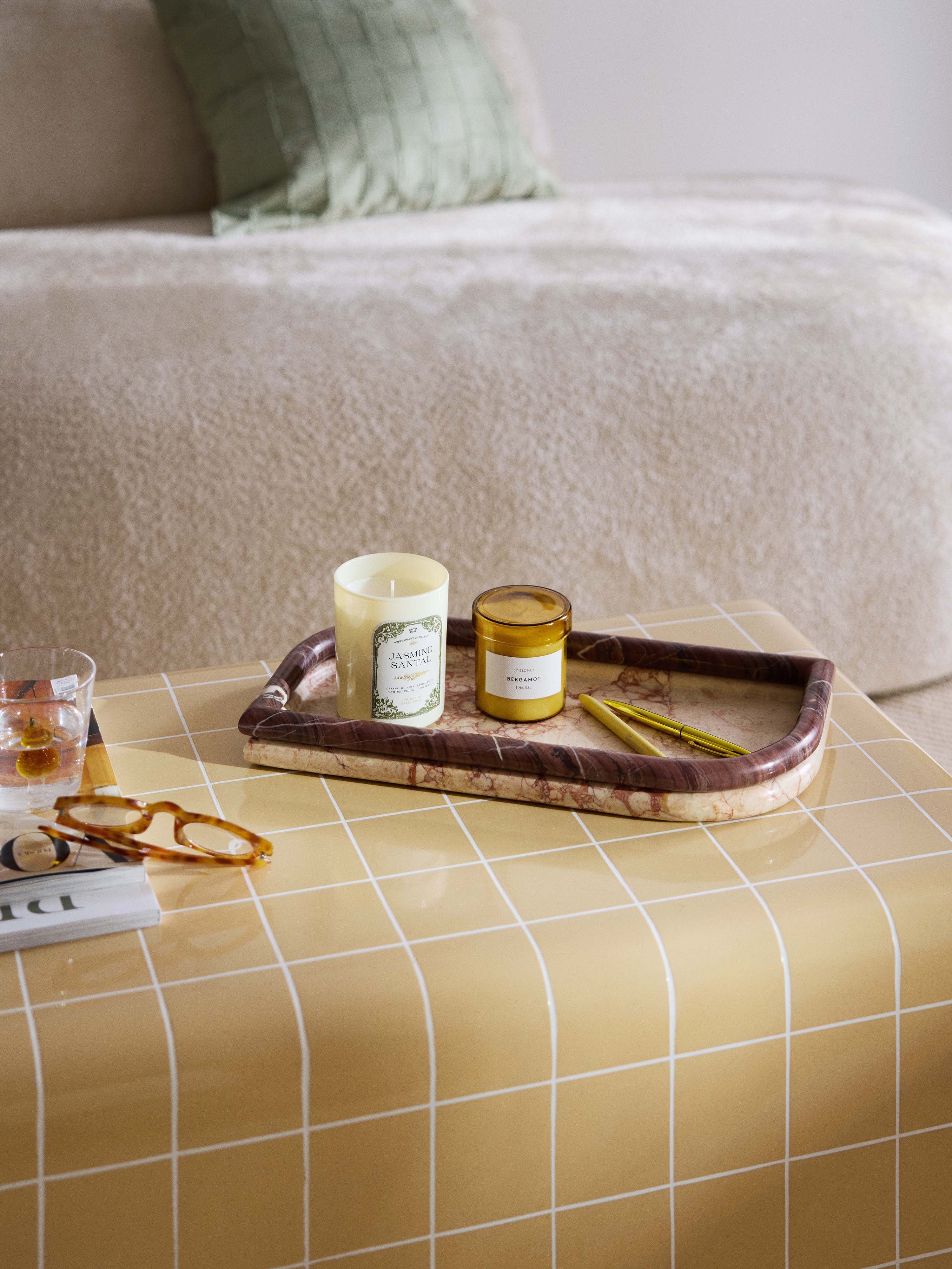 Maba Decorative Marble Tray