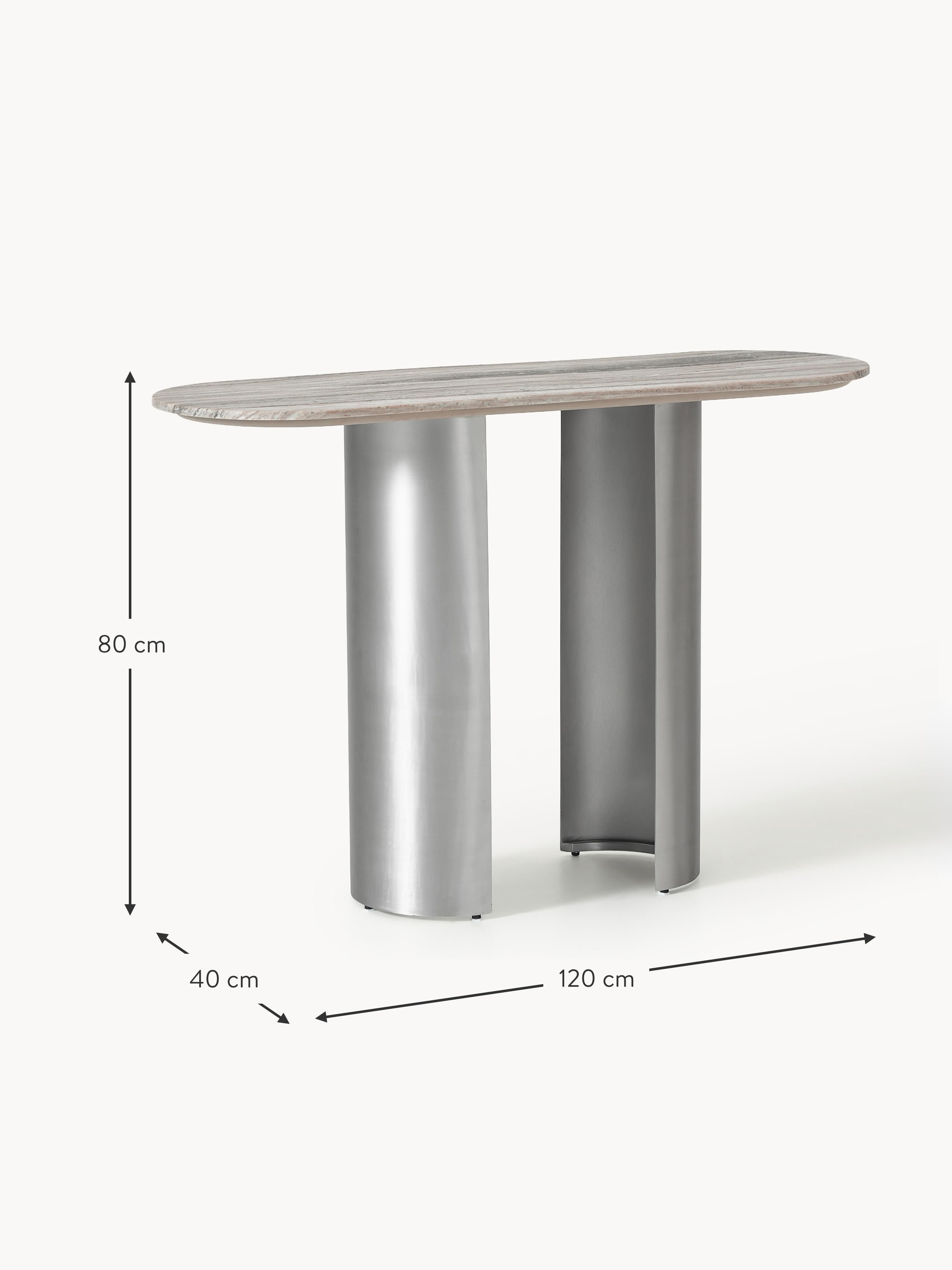 Noam Console Table with Marble Top